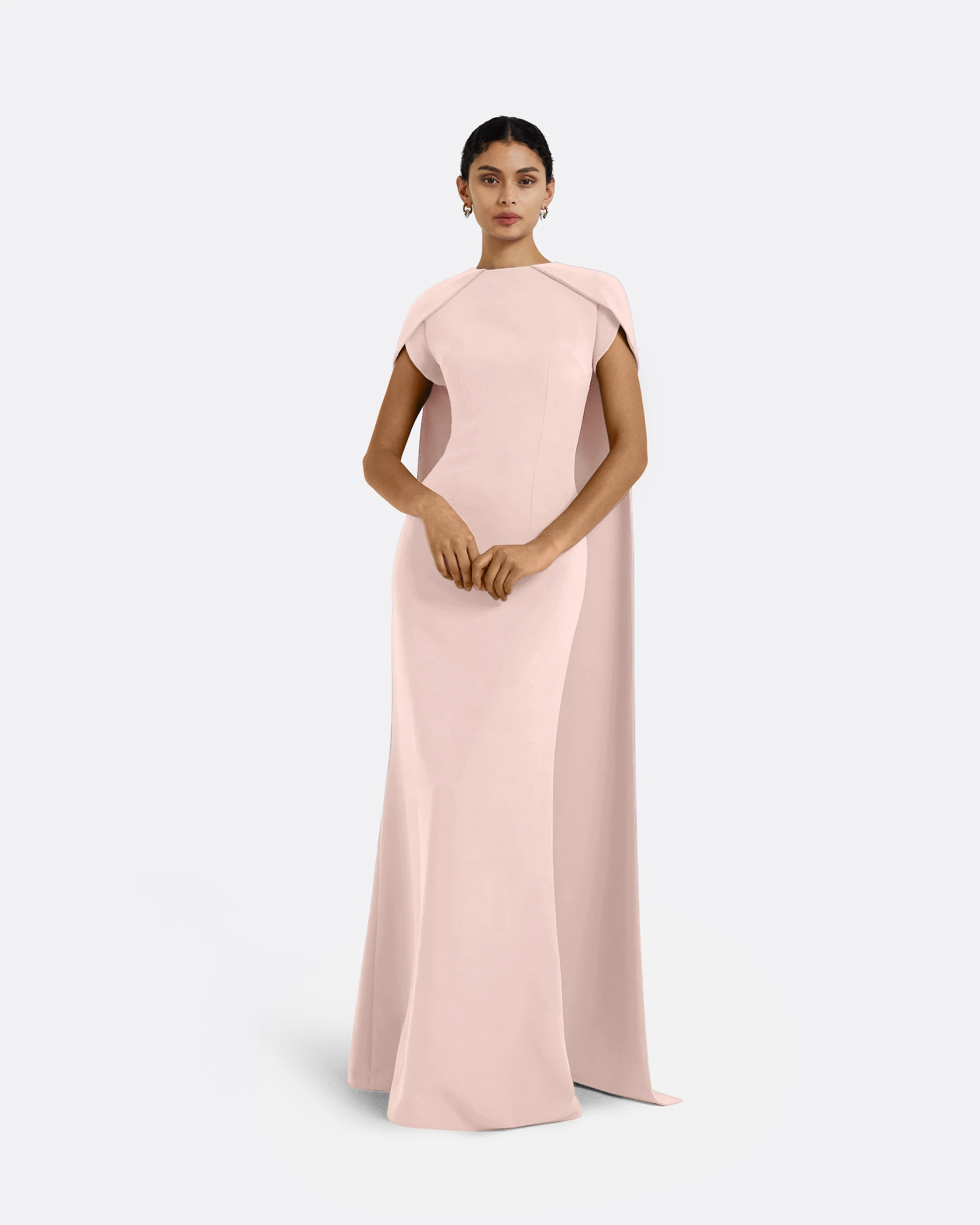 Ginkgo Long Dress in Pale Pink - Image 11