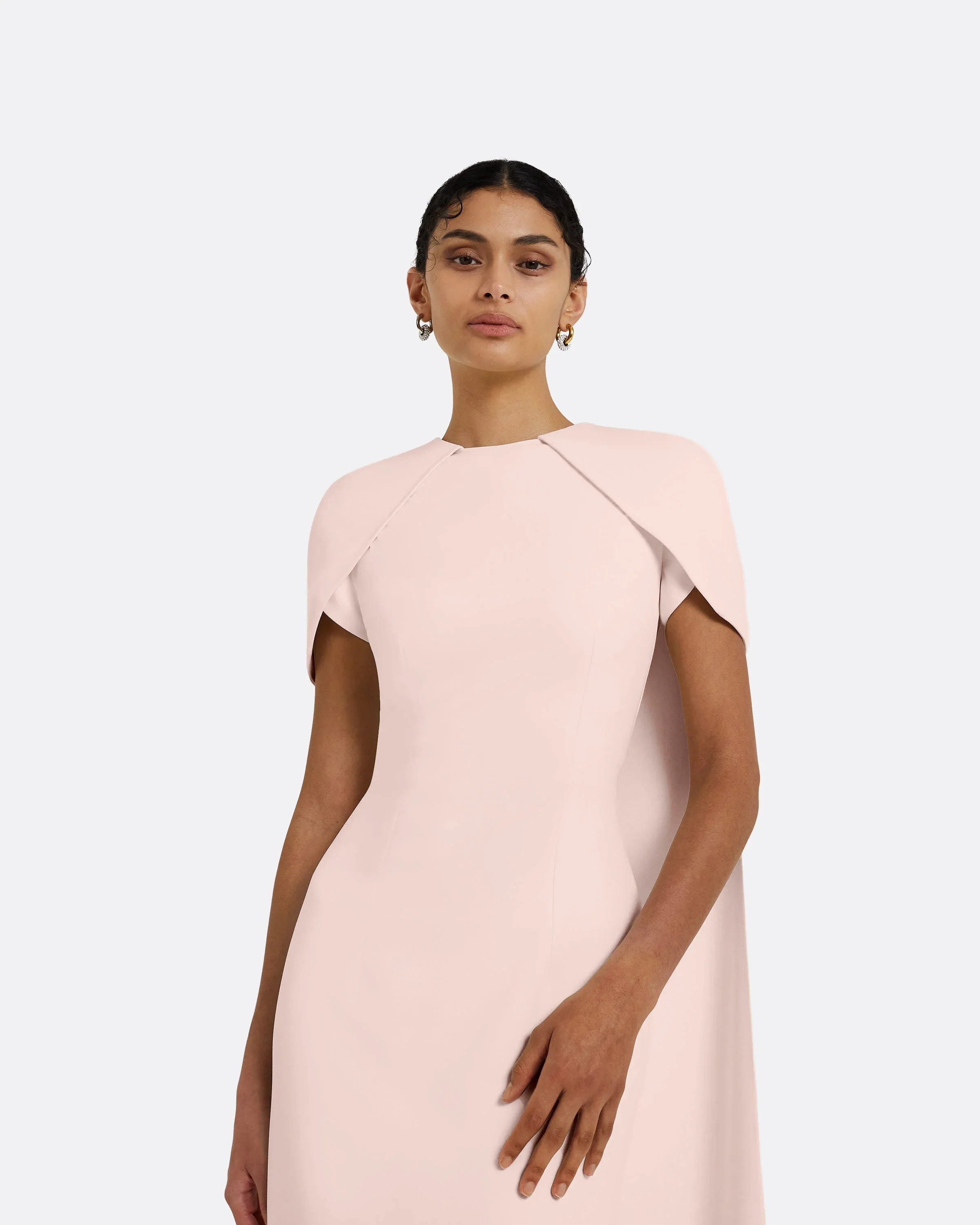 Ginkgo Long Dress in Pale Pink - Image 18