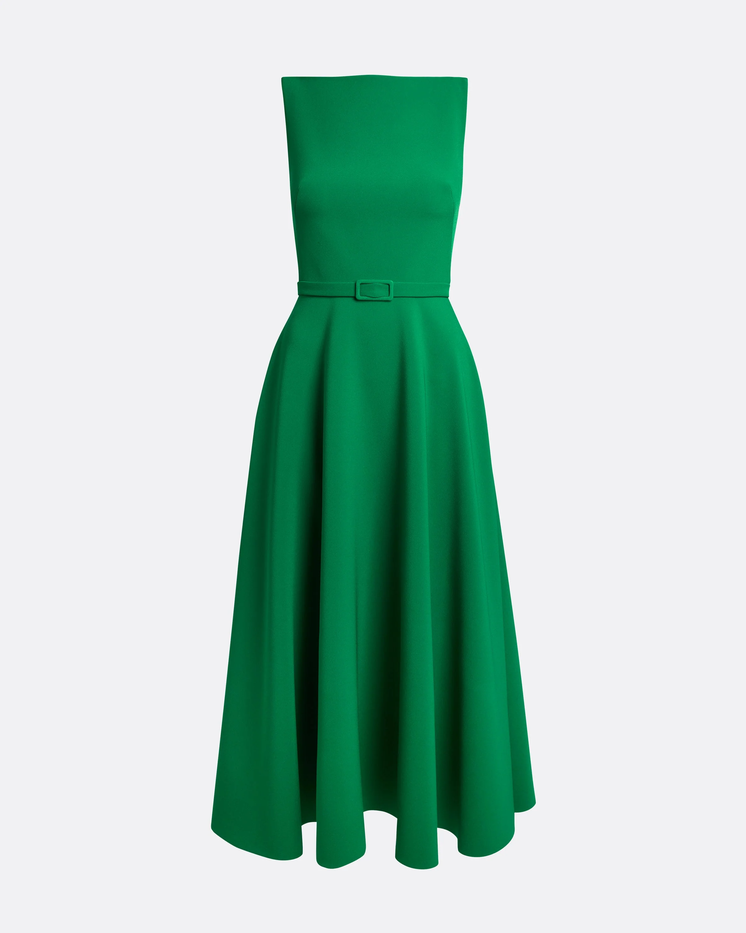 Ginny Midi Dress in Jewel Green - Image 15