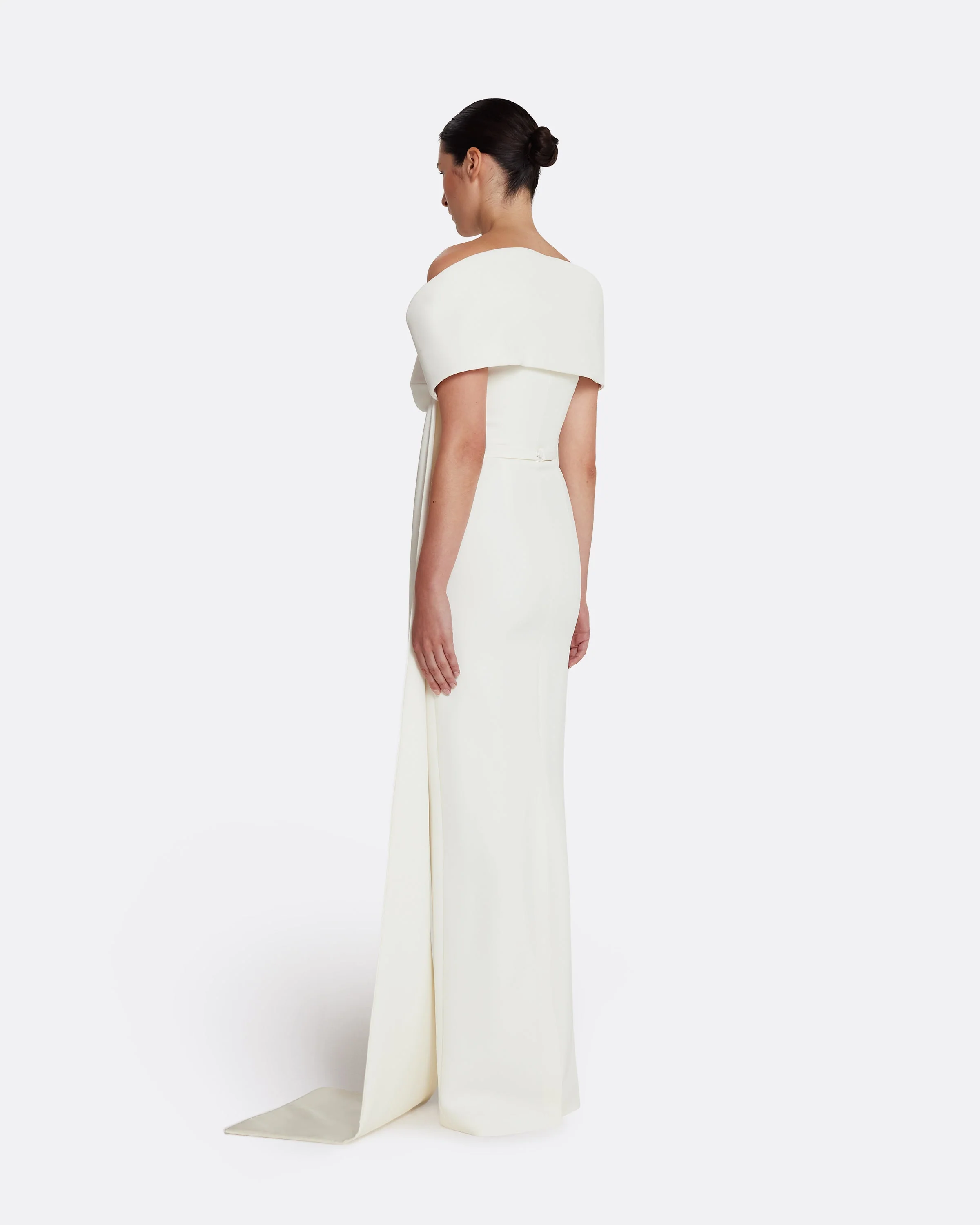 Giorgia Long Dress in Ivory - Image 2