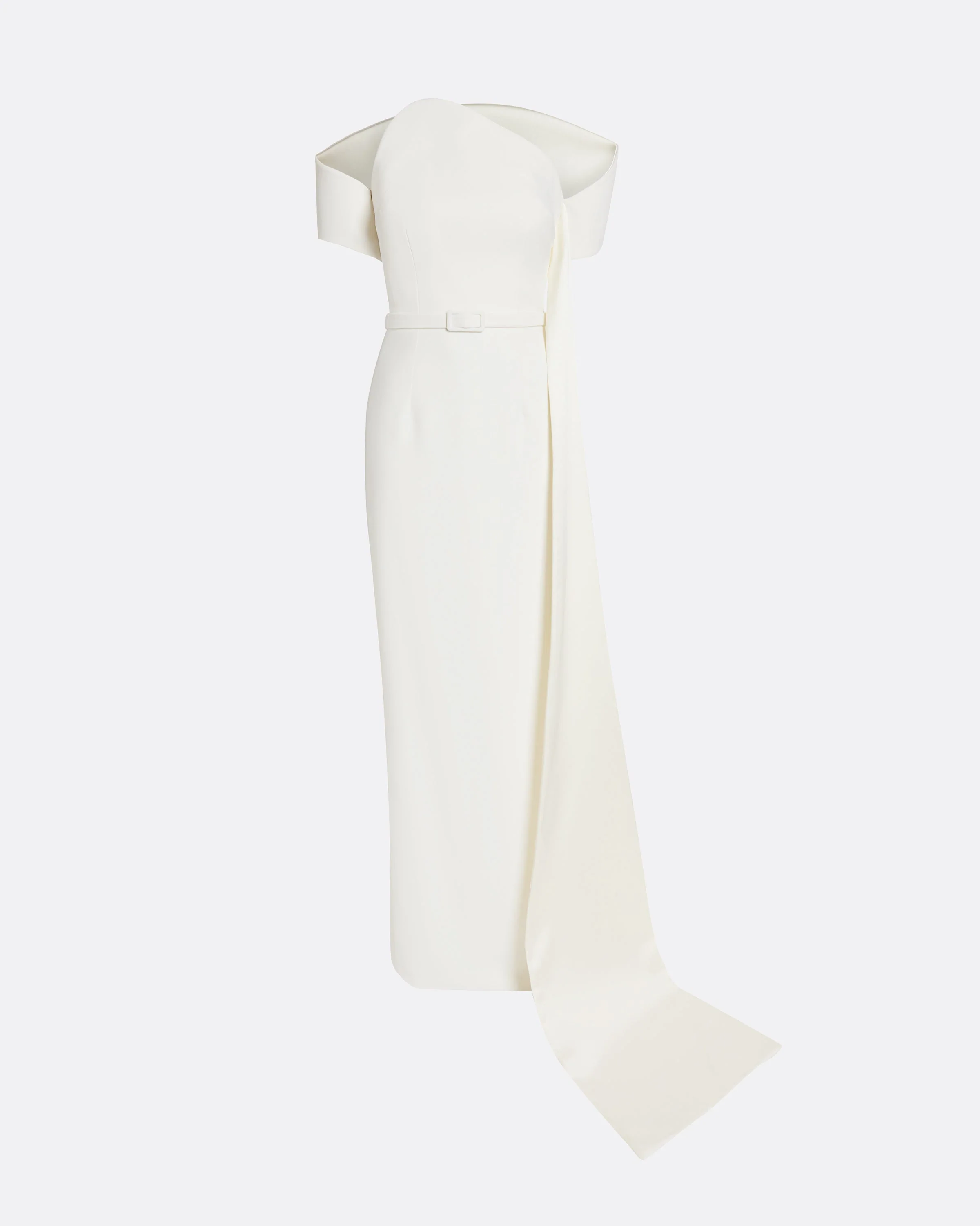 Giorgia Long Dress in Ivory - Image 5