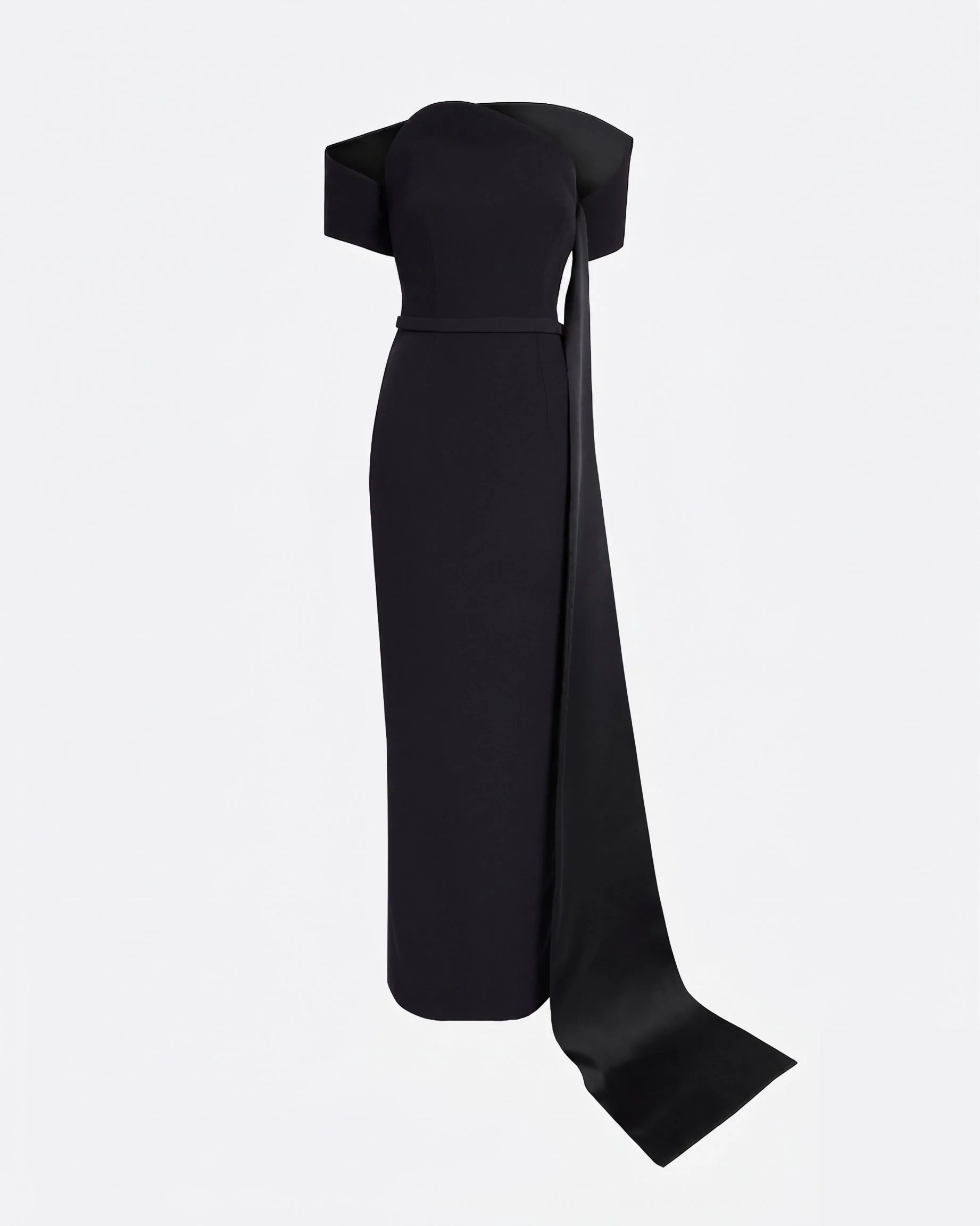 Giorgia Long Dress in Black - Image 5