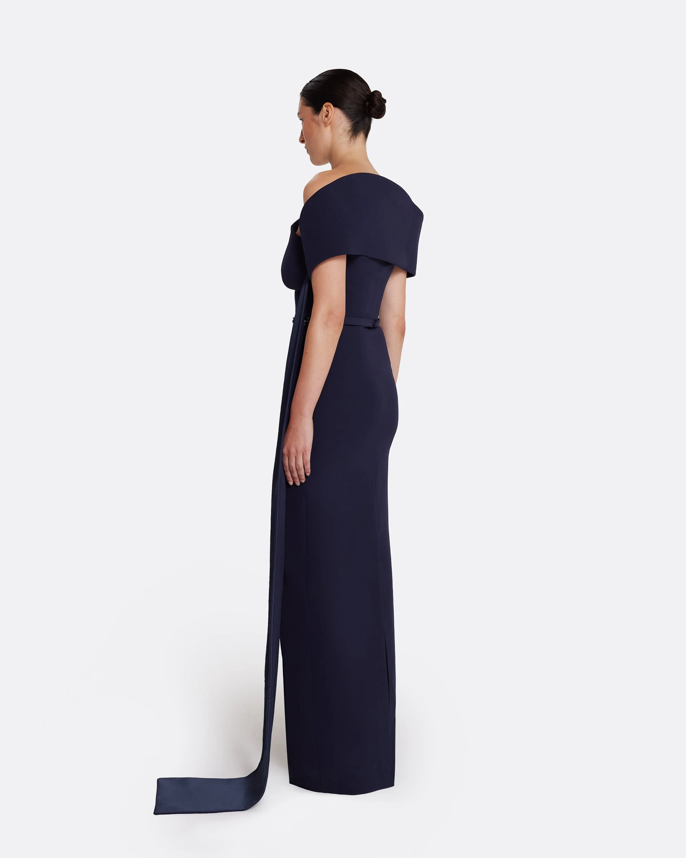 Giorgia Long Dress in Azurite with Multi-blues - Image 2
