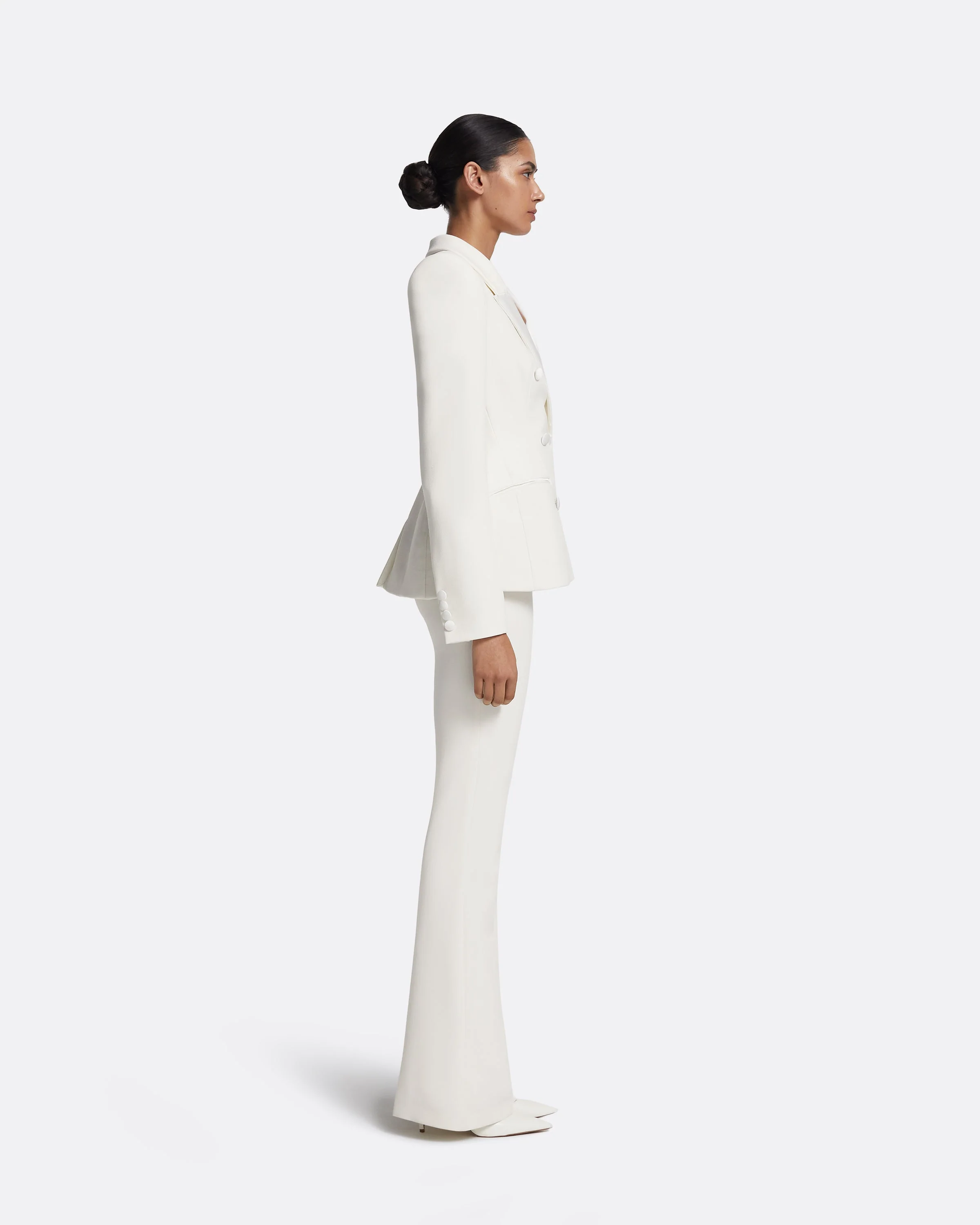 Gulsen Jacket in Porcelain on Ivory - Image 11