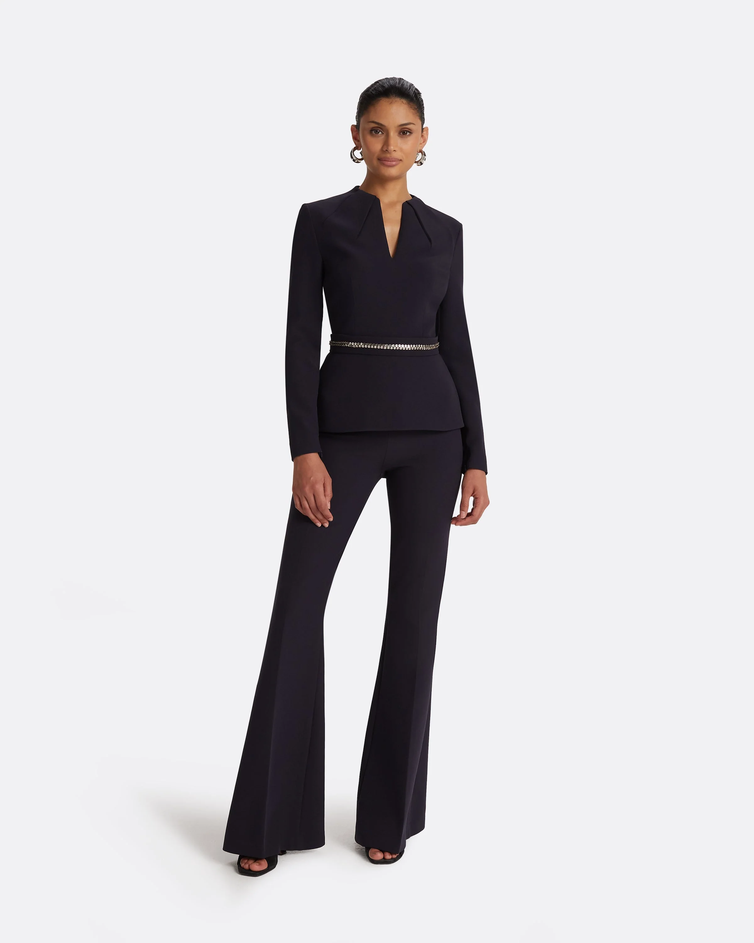 Halluana Midnight Navy Trousers - Image 11