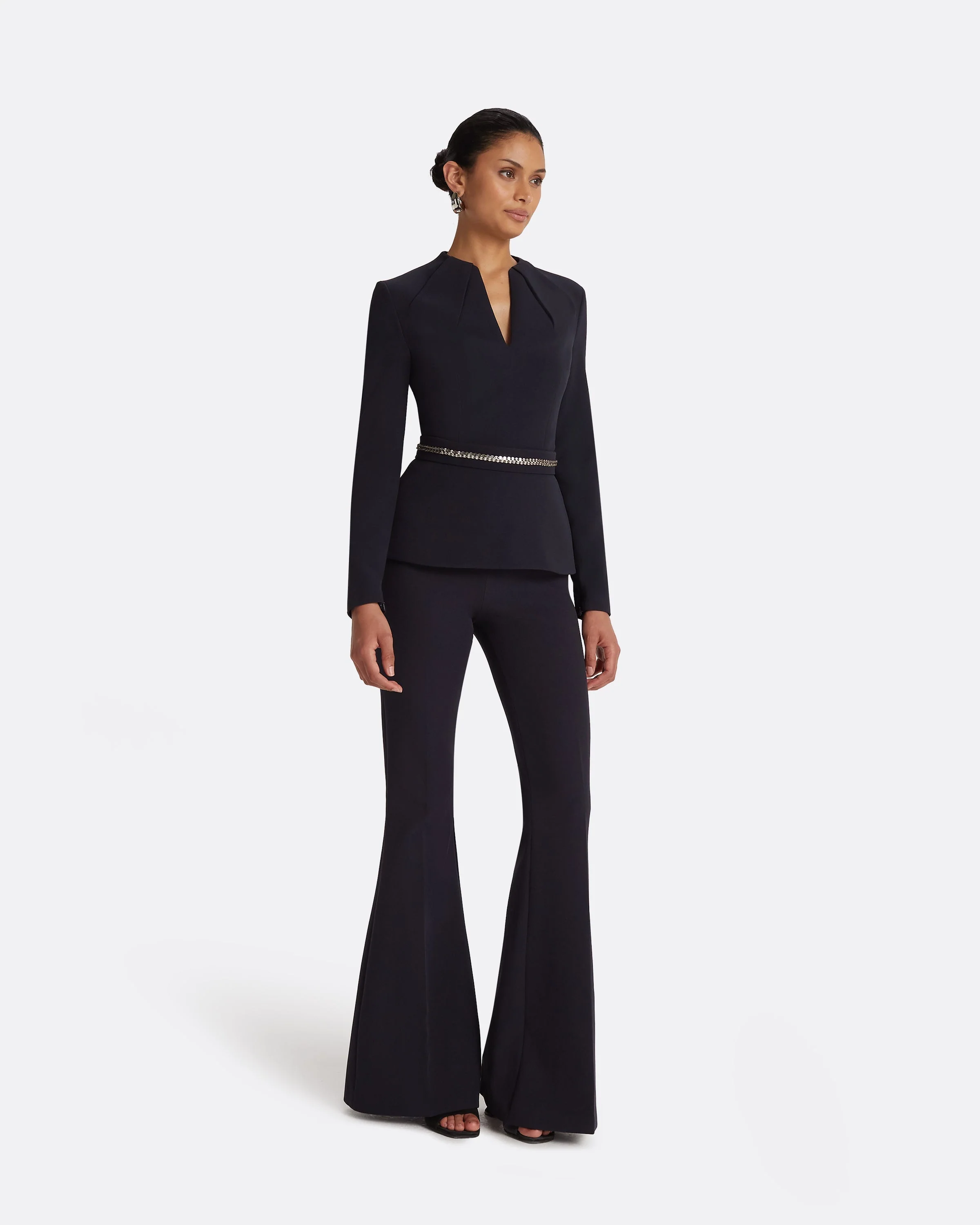 Halluana Midnight Navy Trousers - Image 9