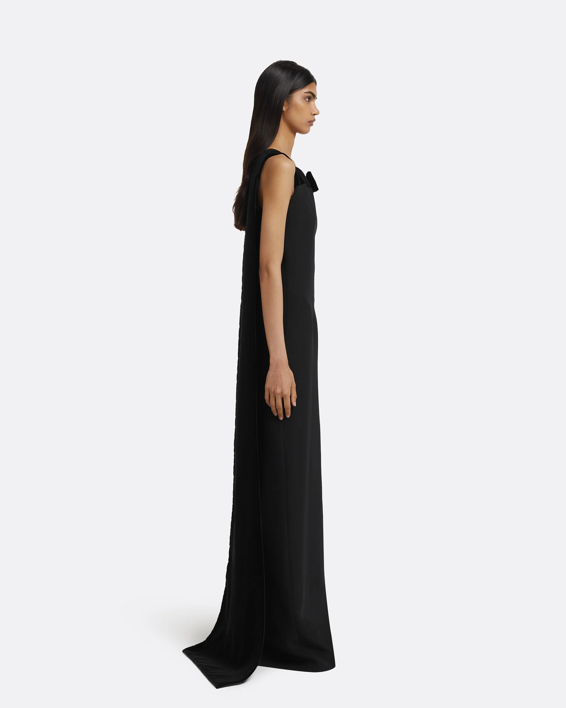 Harley Long Dress in Black - Image 4