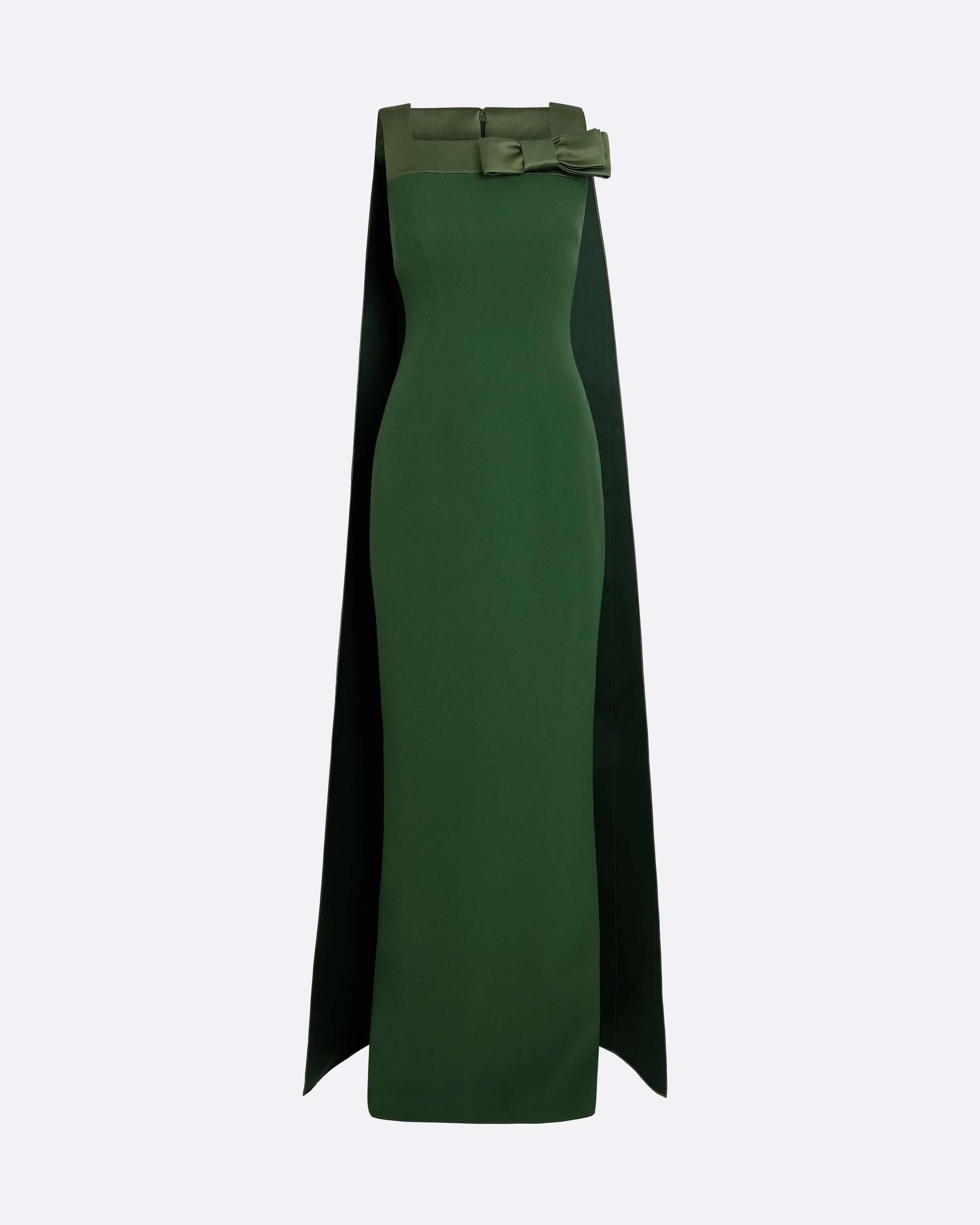 Harley Long Dress in Moss Green - Image 5
