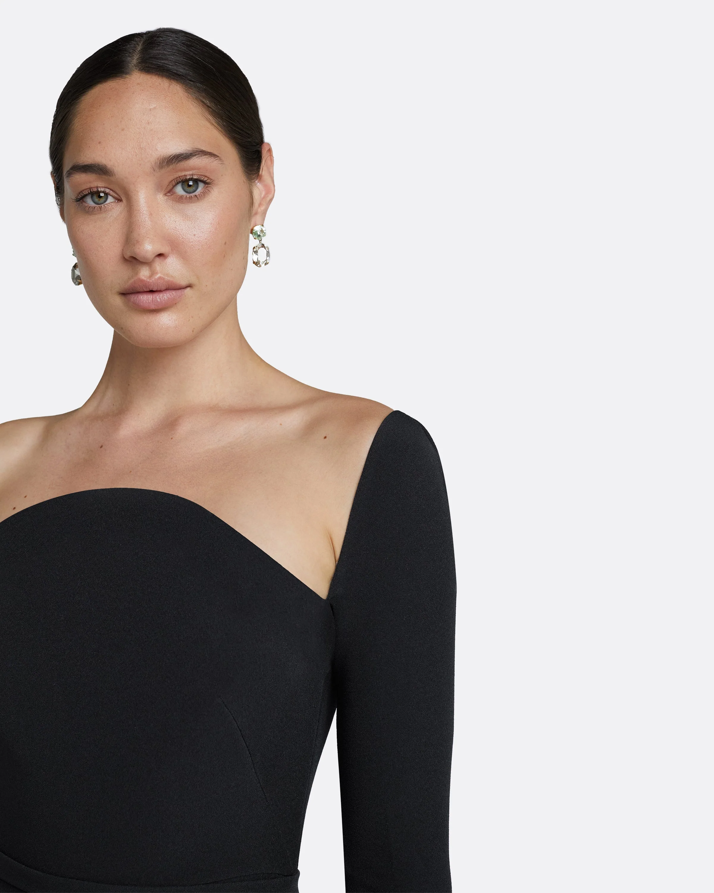 Heidi Black Long Dress - Image 11