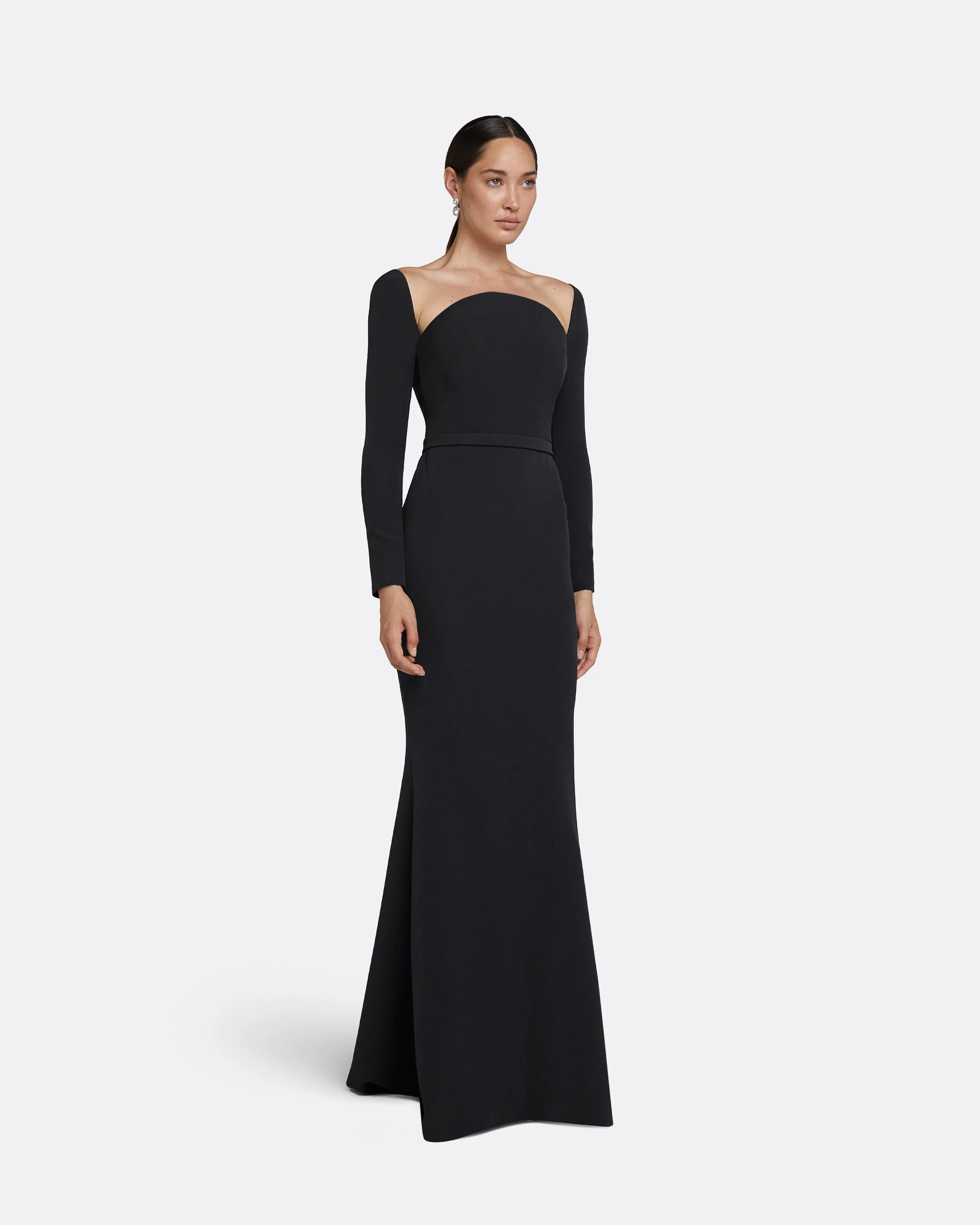 Heidi Black Long Dress - Image 8