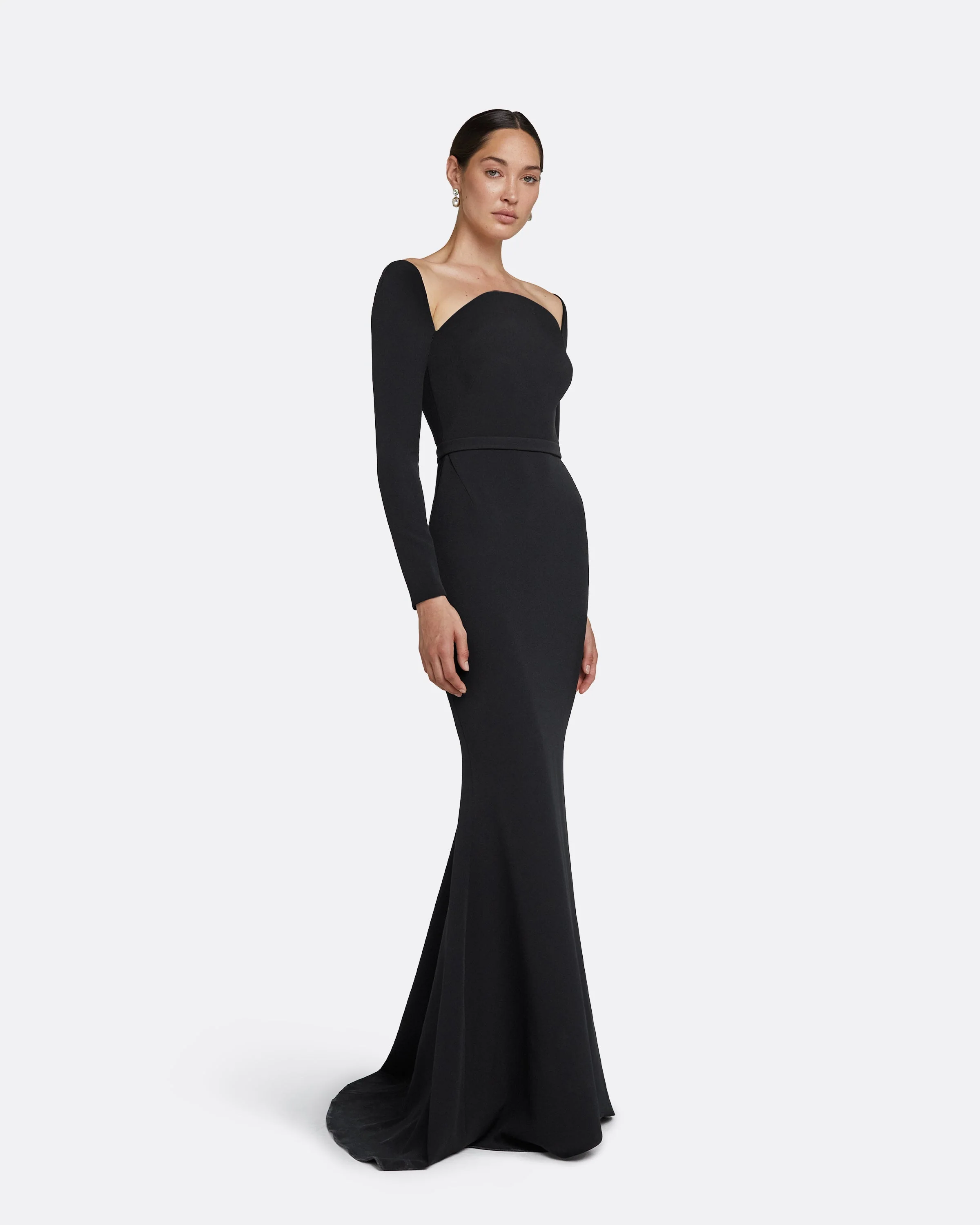 Heidi Black Long Dress - Image 9