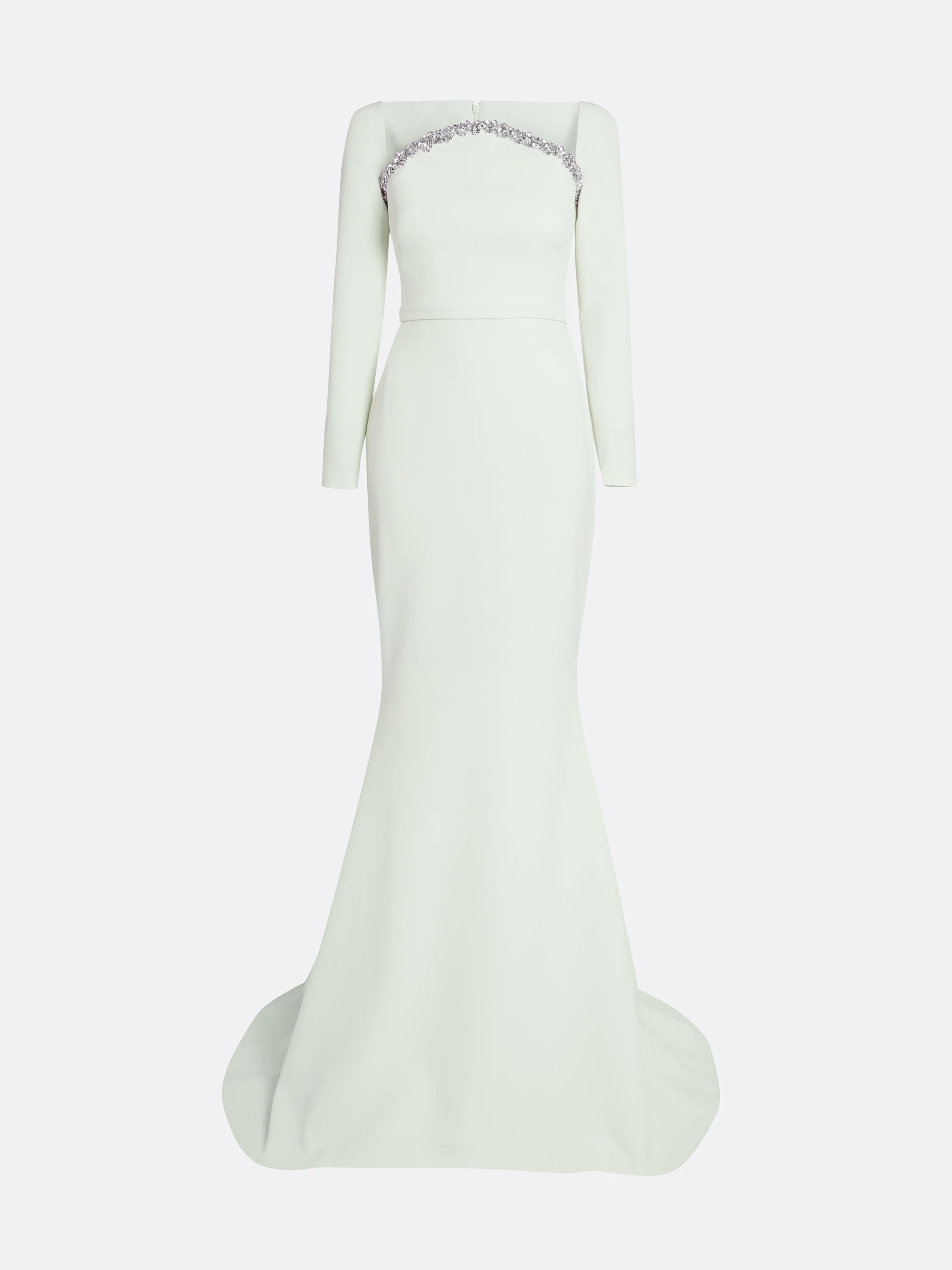 Heidi Long Dress in Spearmint - Image 10