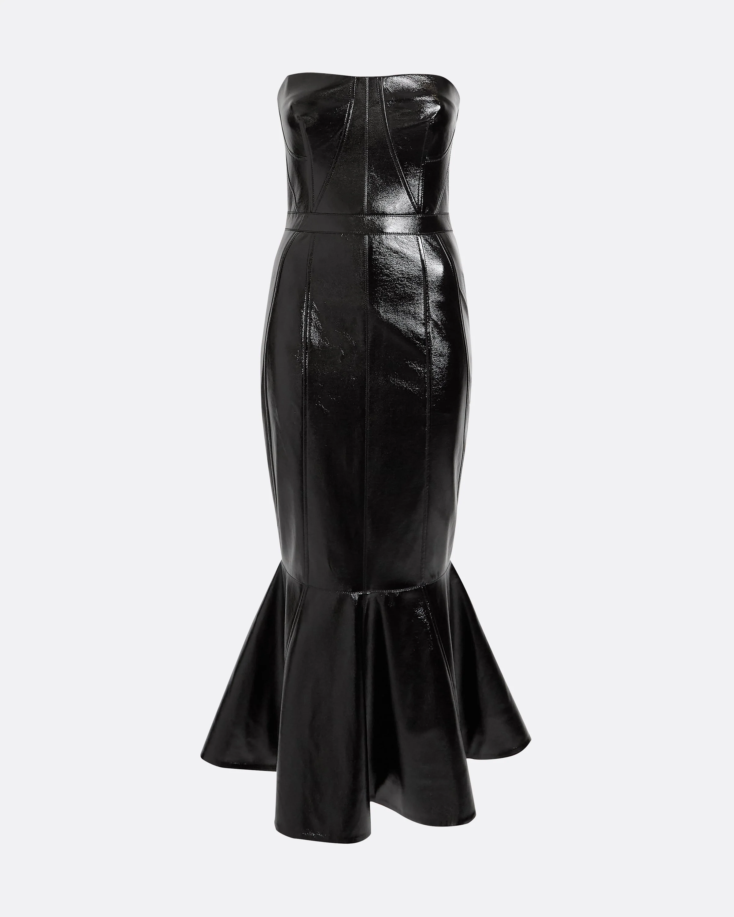 Hensley Black Midi Dress - Image 10