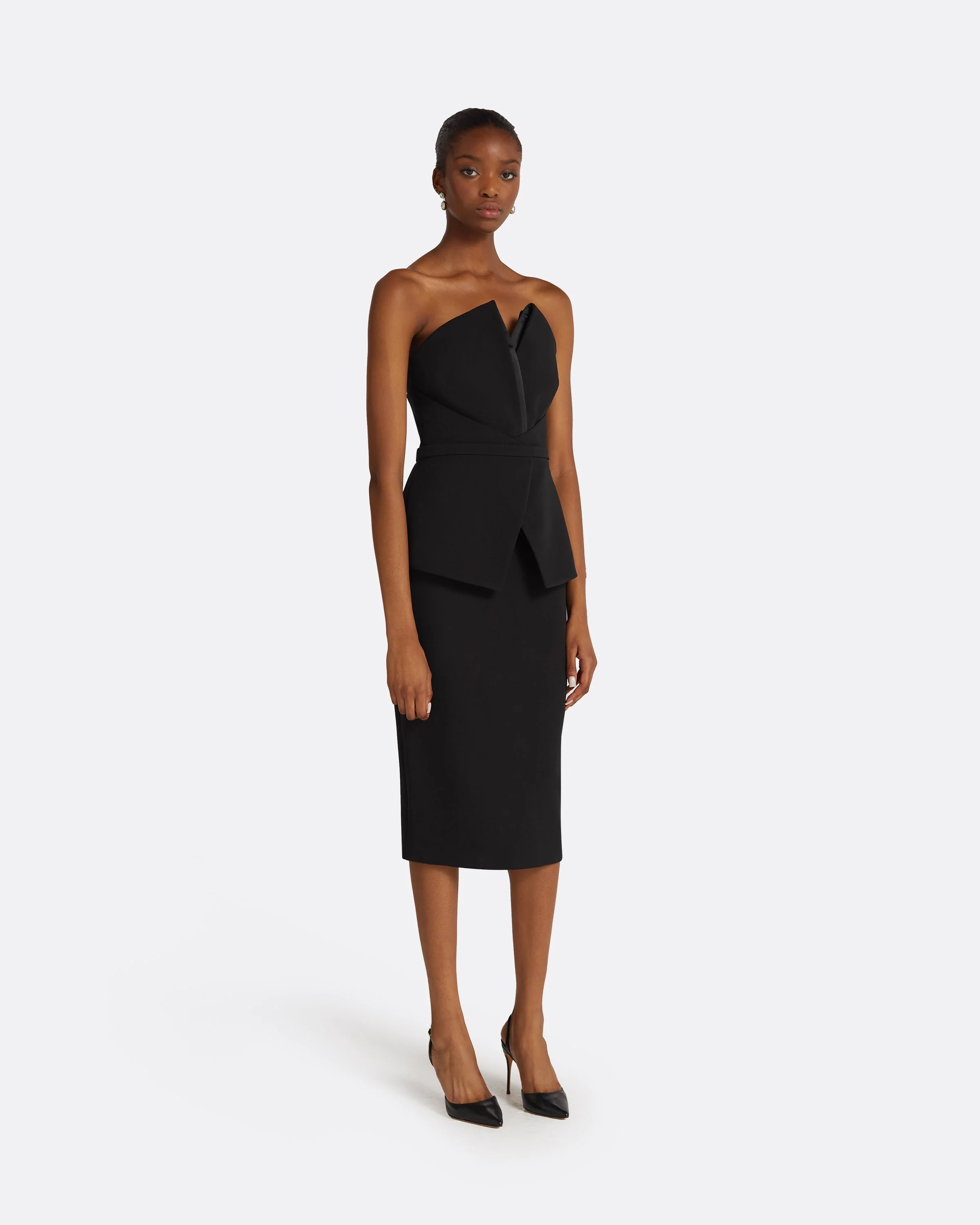 Hokoku Black Pencil Skirt - Image 13