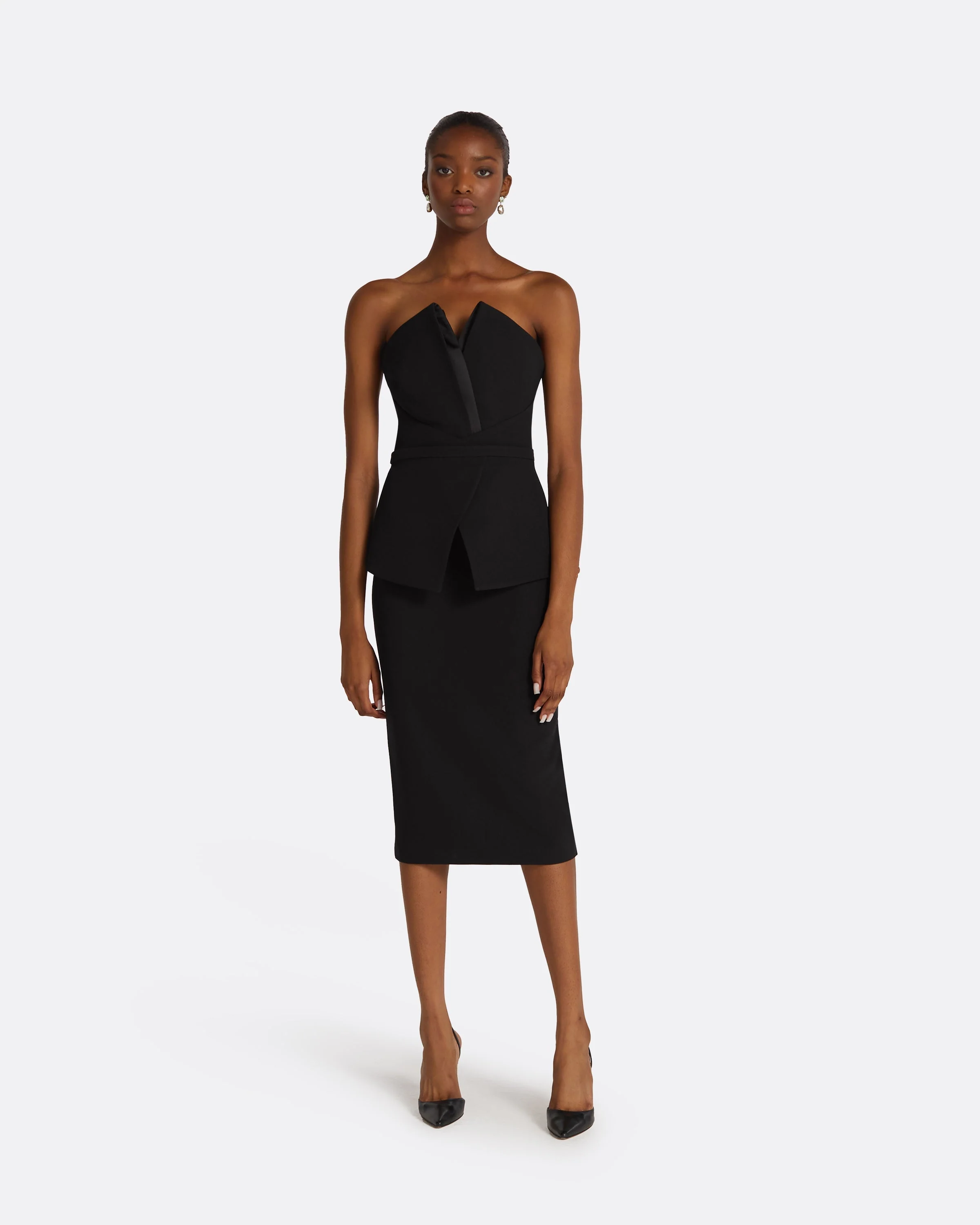 Hokoku Black Pencil Skirt - Image 15