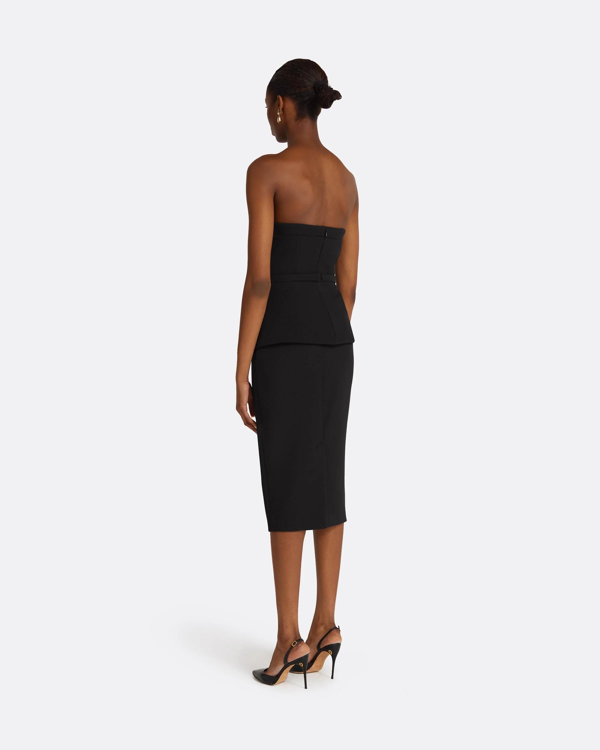 Hokoku Black Pencil Skirt - Image 18