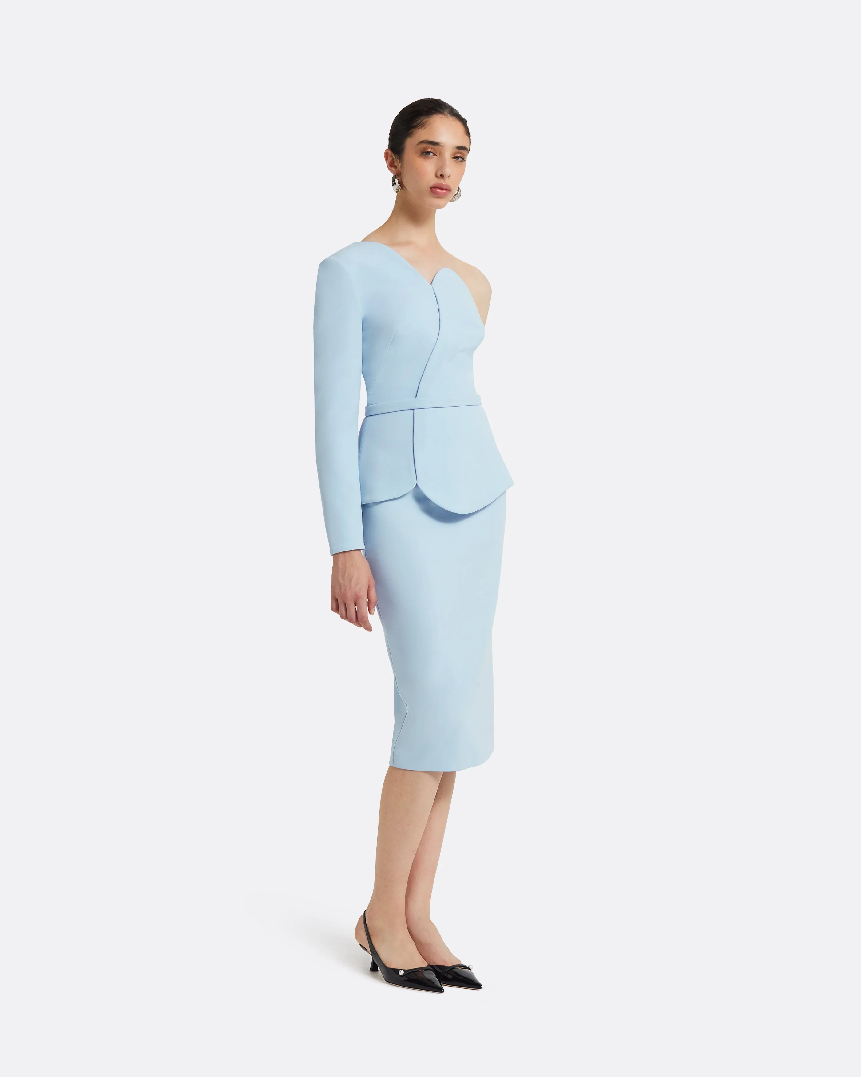 Hokoku Pale Blue Skirt - Image 5
