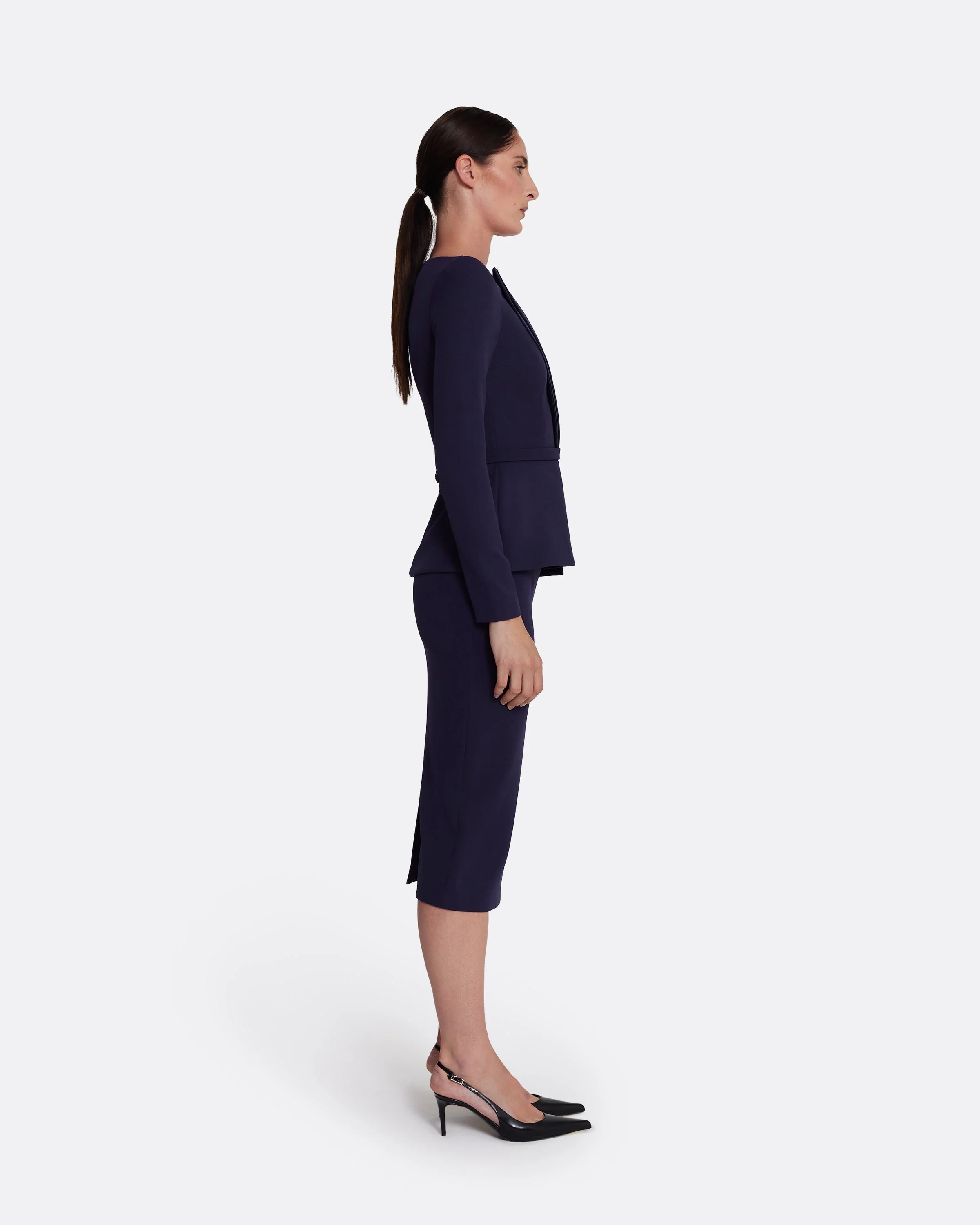 Hokoku Skirt In Azurite Blue - Image 7
