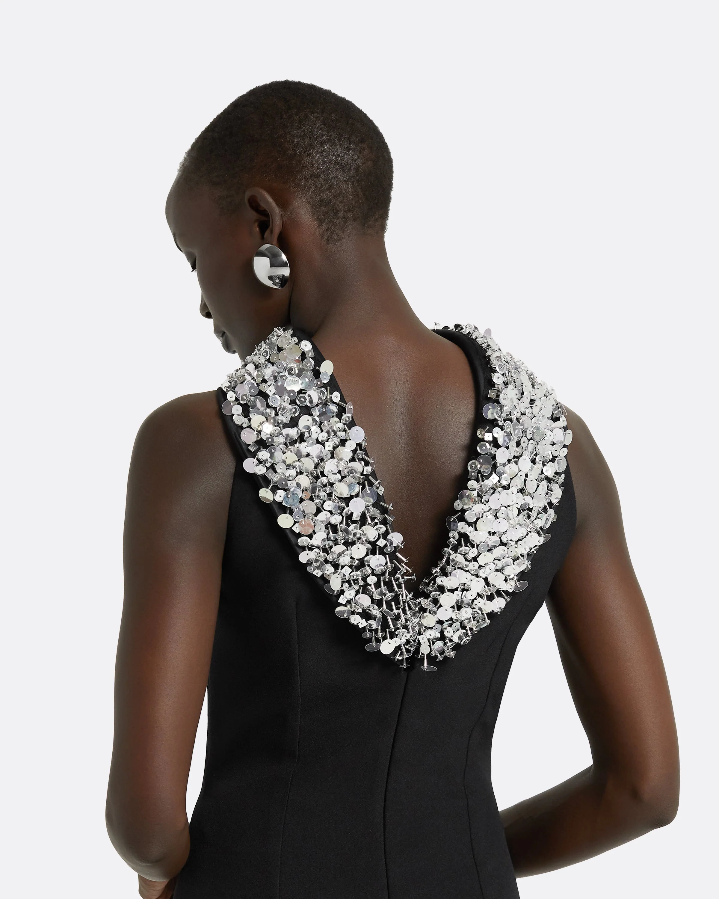 Holli Black Long Dress - Image 11