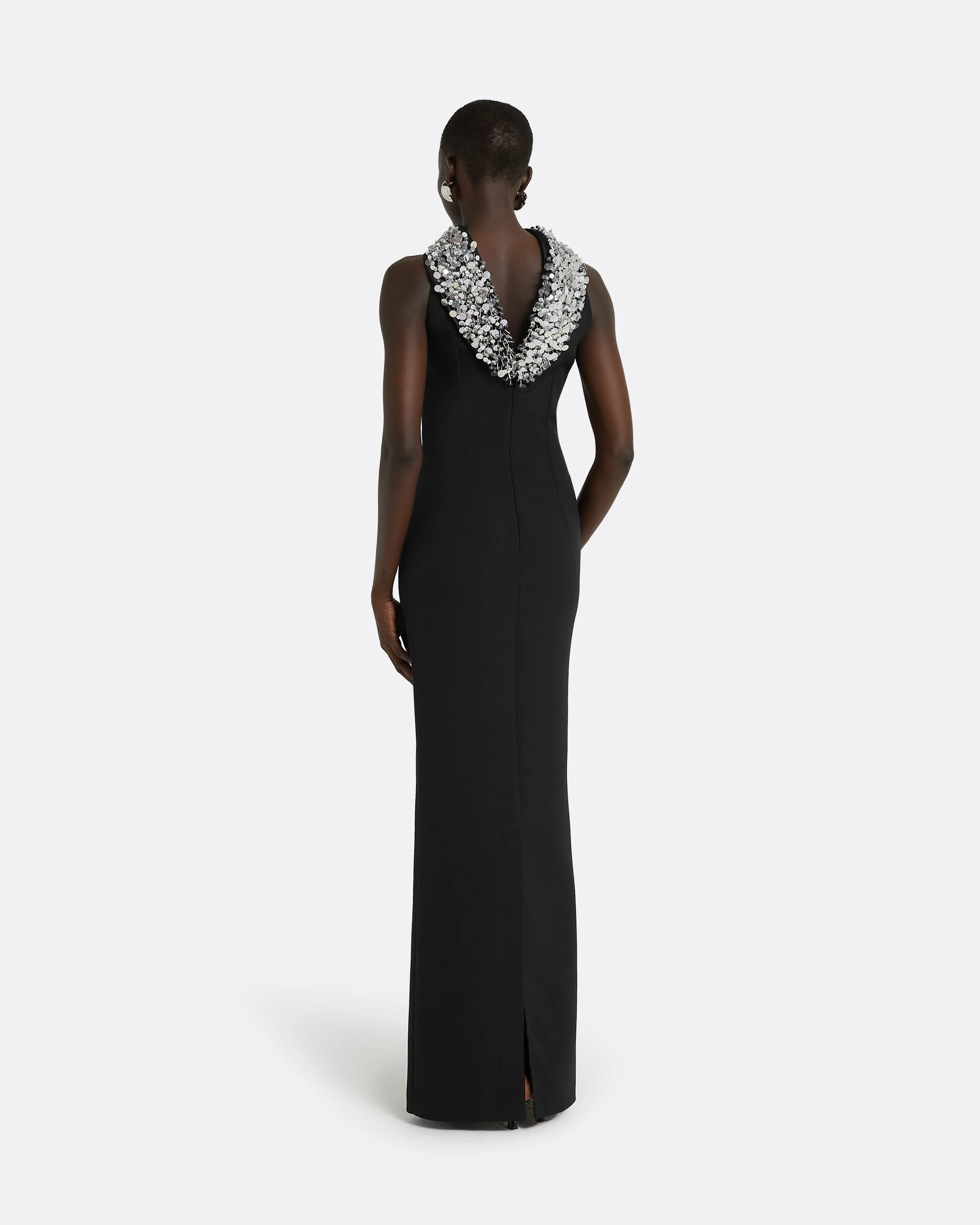 Holli Black Long Dress - Image 8