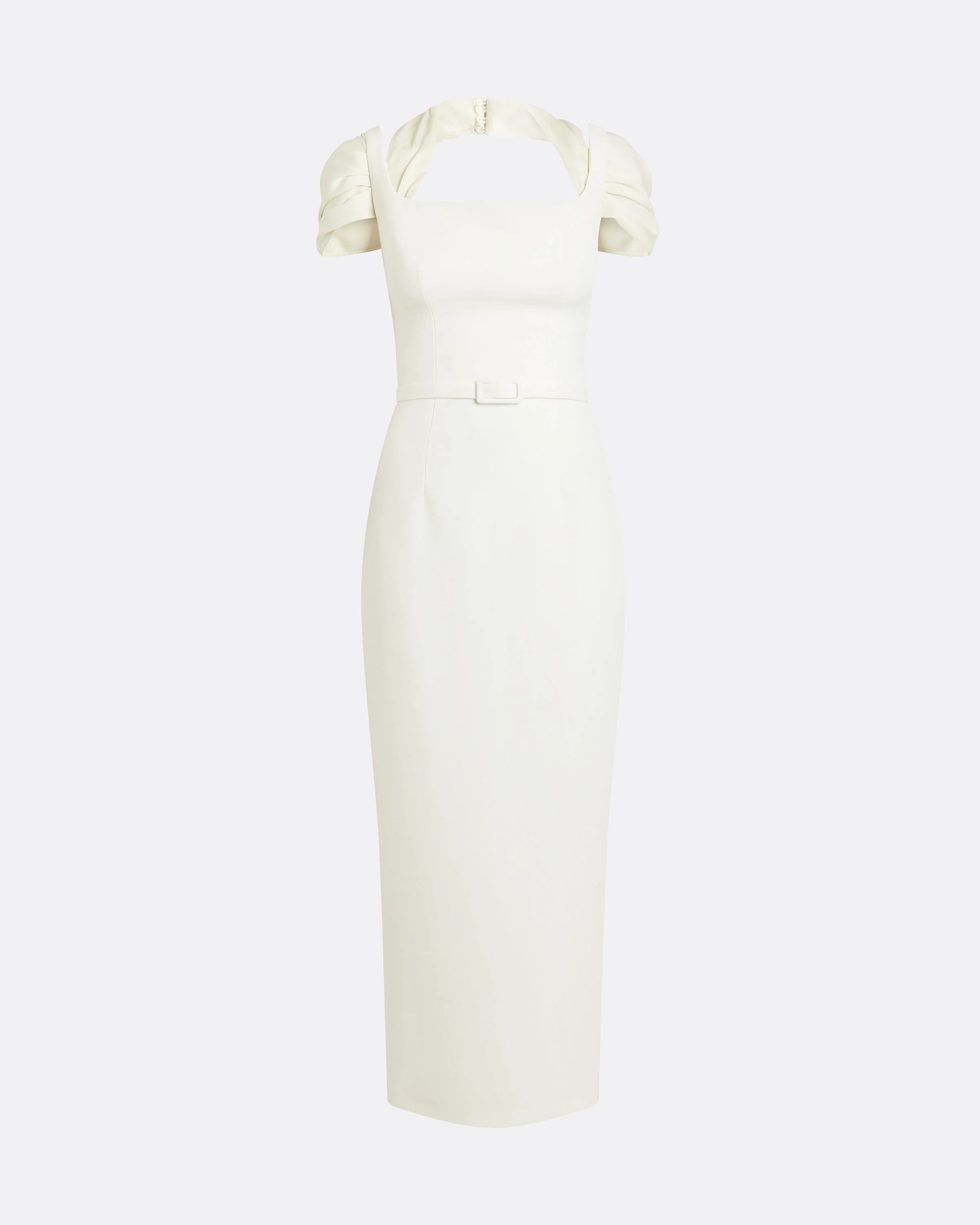 Ifara Midi Dress in Ivory - Image 5