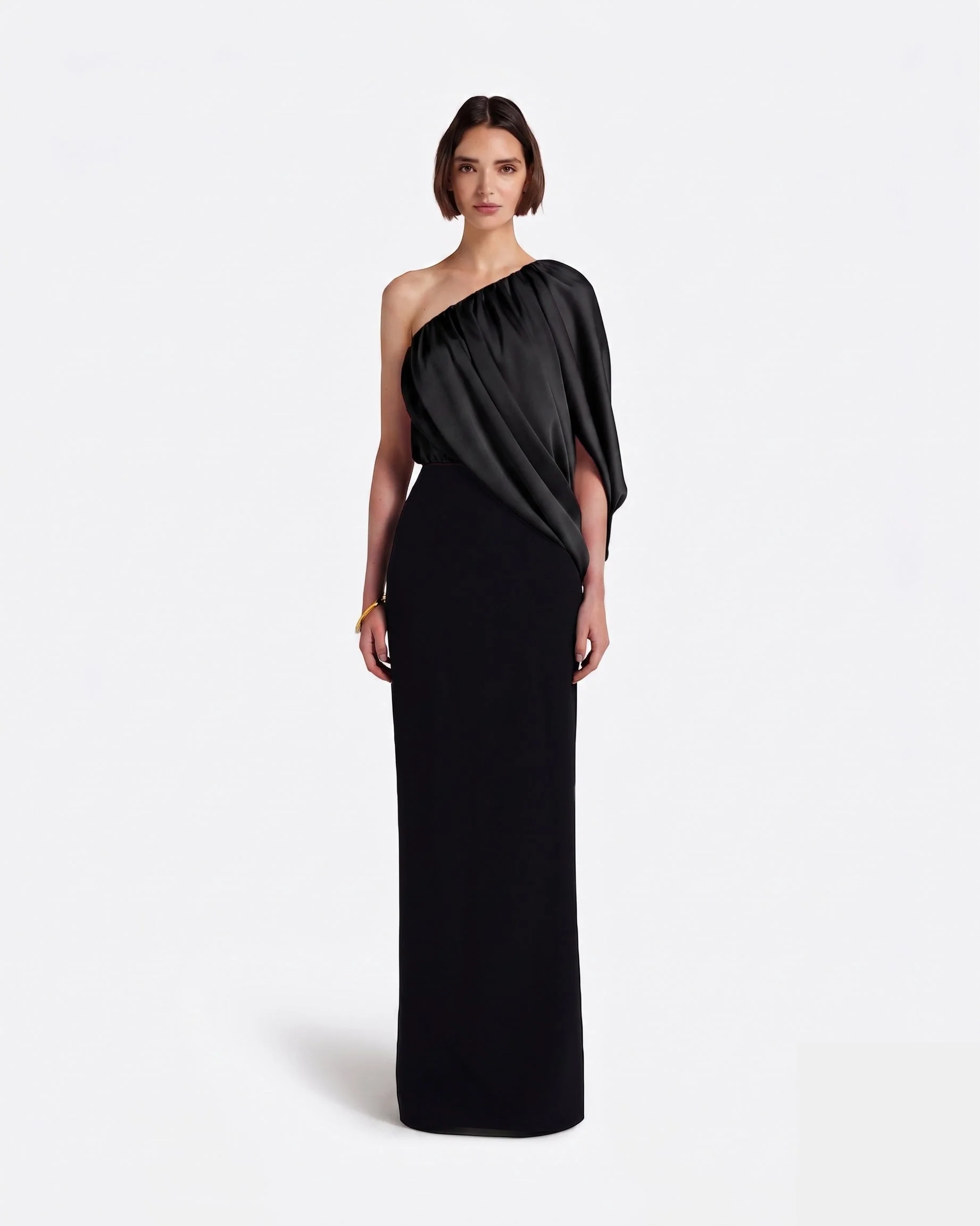 Ines Dress Long in Black