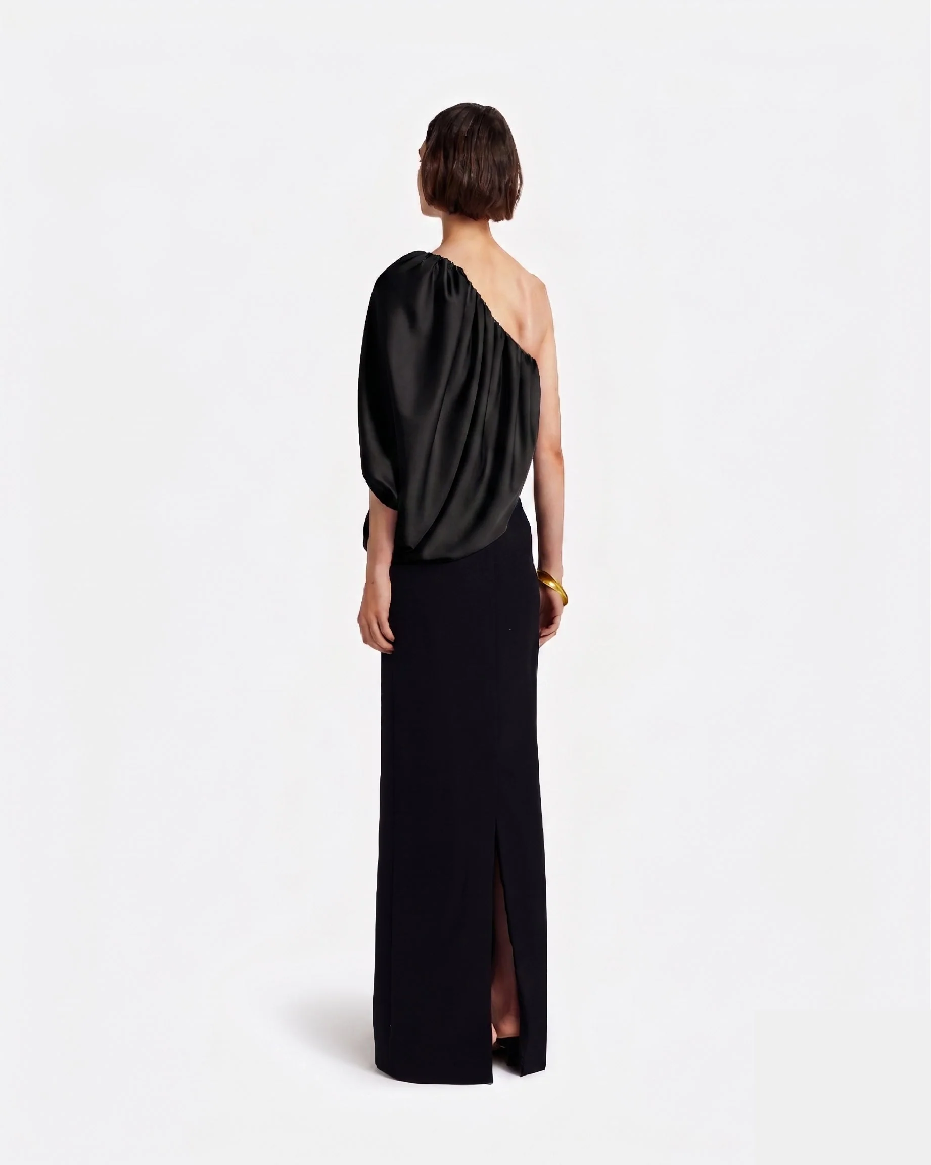 Ines Dress Long in Black - Image 2