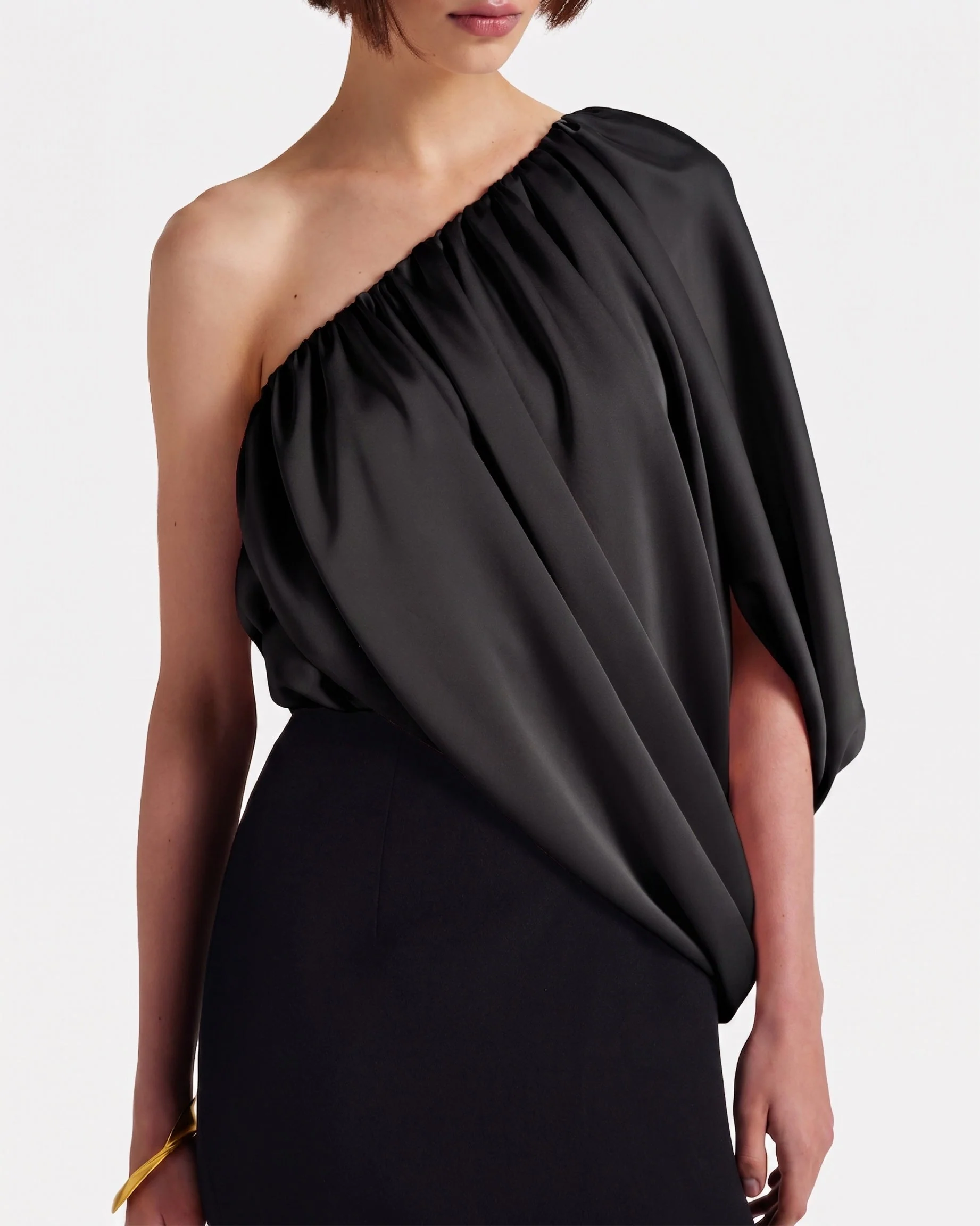 Ines Dress Long in Black - Image 8