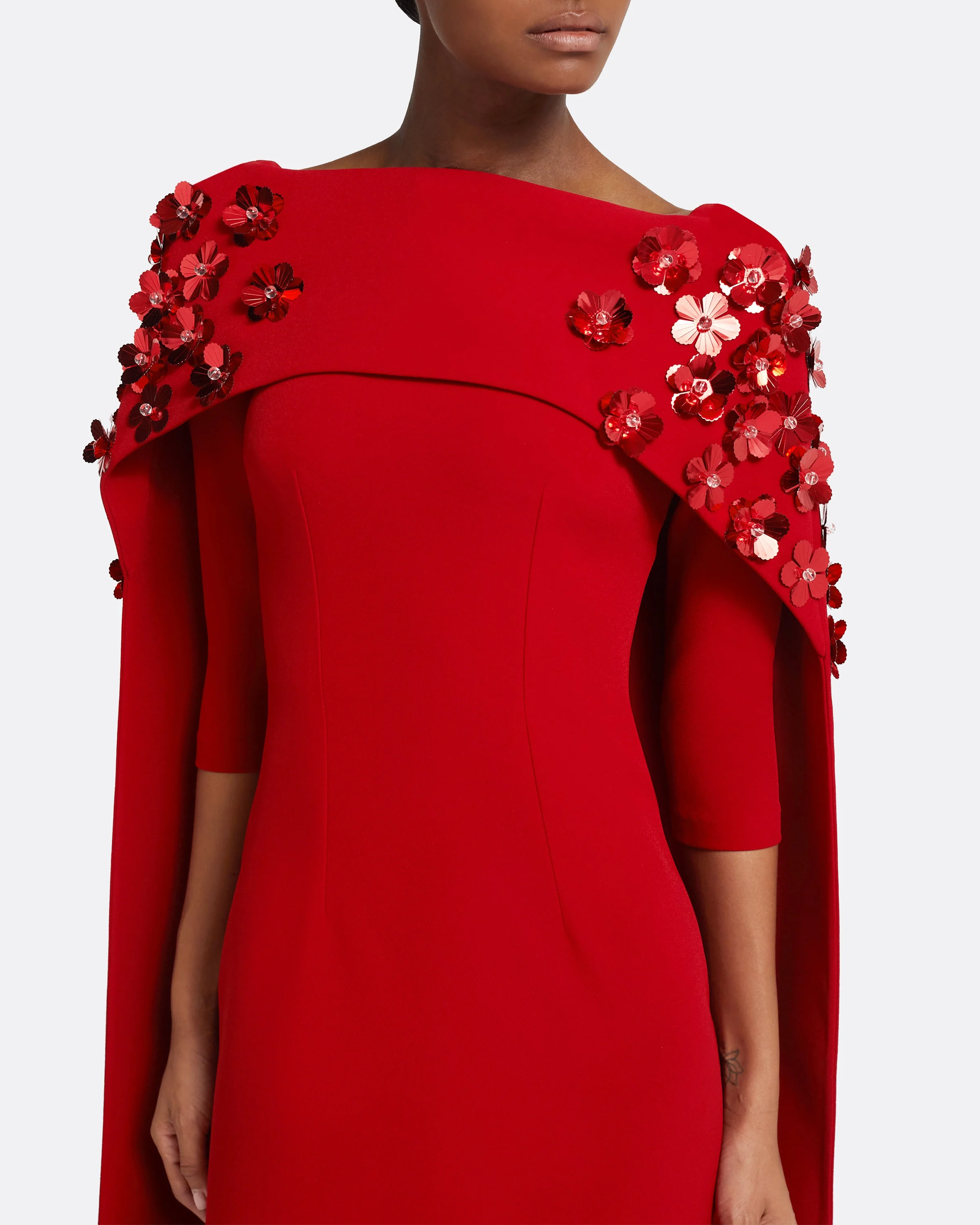 Isabella Harness With Soshin Dress in Cherry Red - Image 3