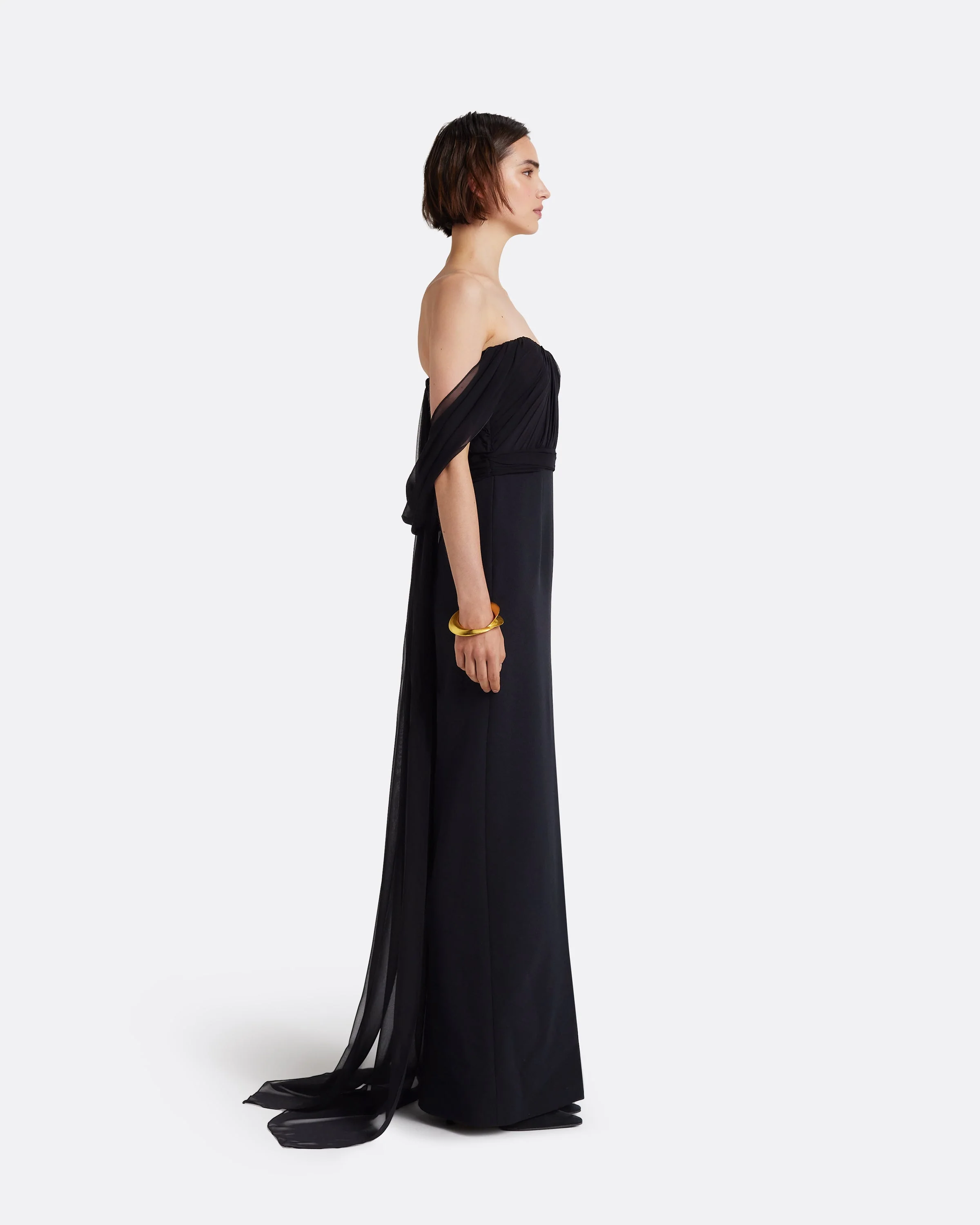 Iselle Dress Long in Black - Image 4