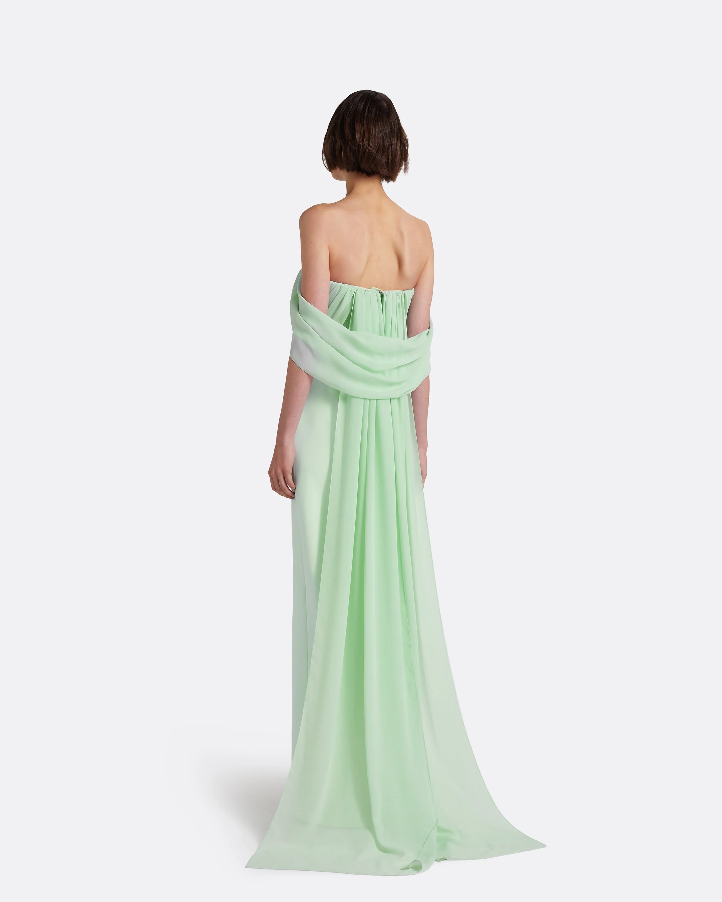 Iselle Dress Long in Sea Glass - Image 2