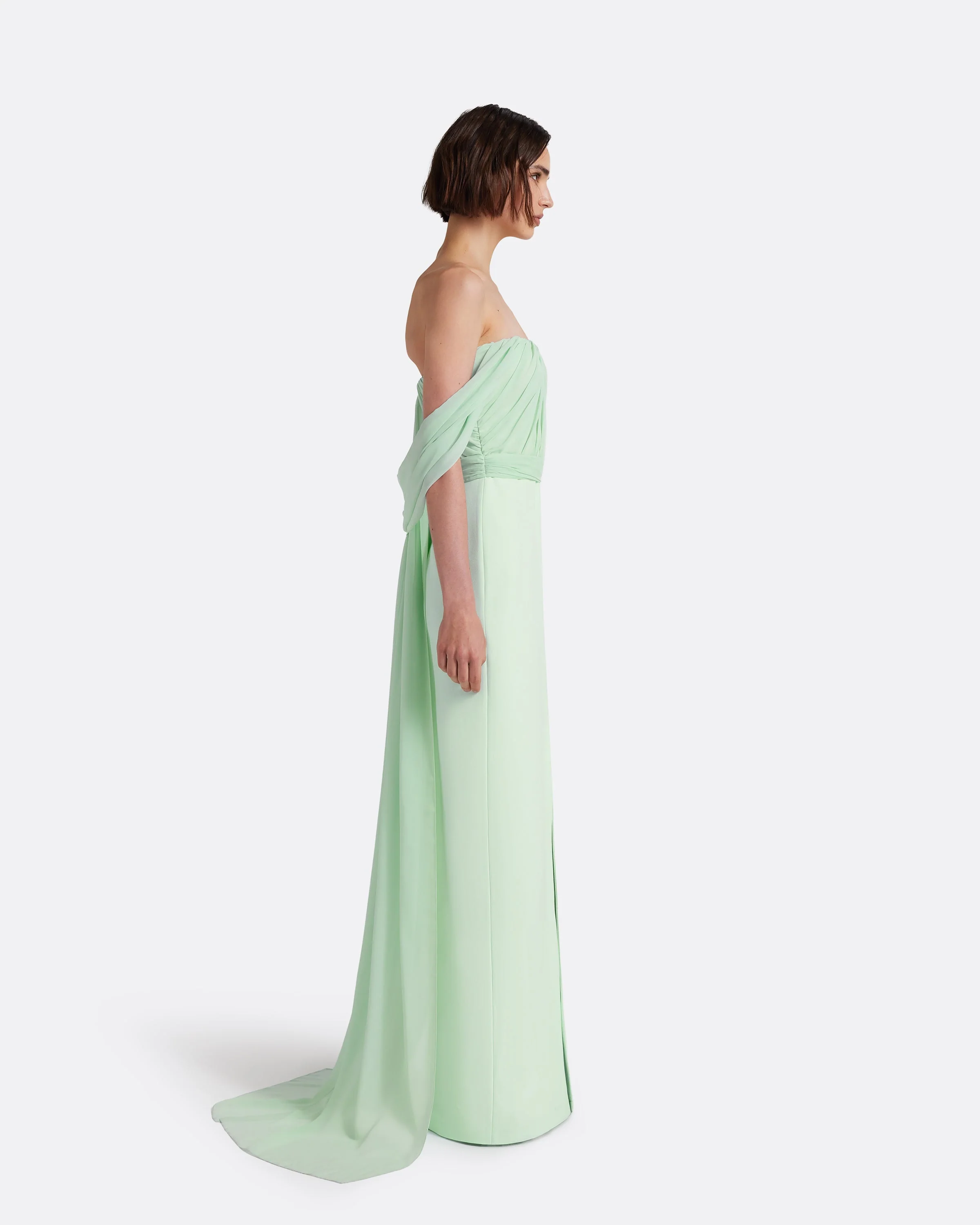 Iselle Dress Long in Sea Glass - Image 4