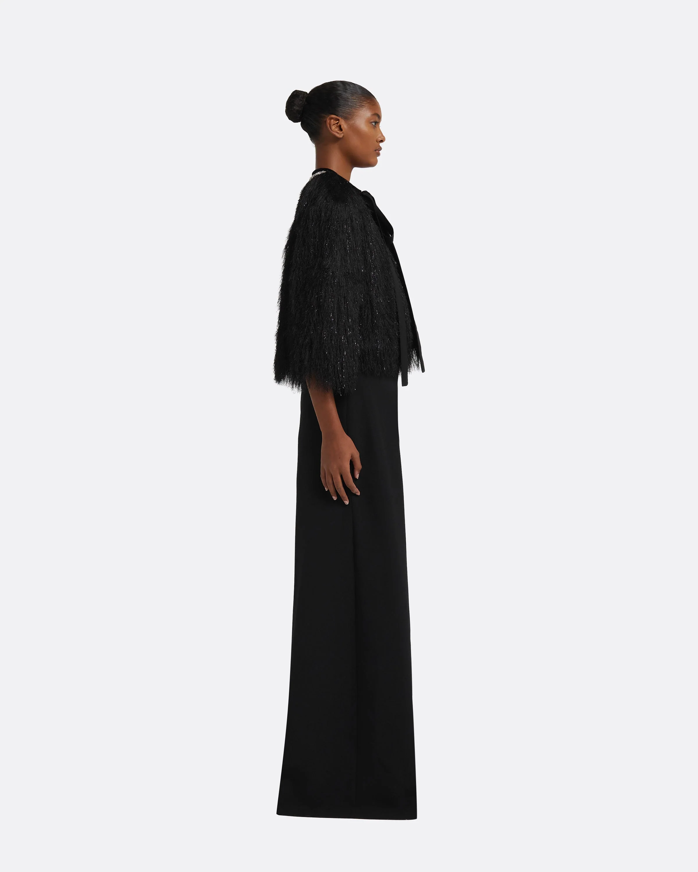 Ivy Jacket in Black with Crystal - Image 5
