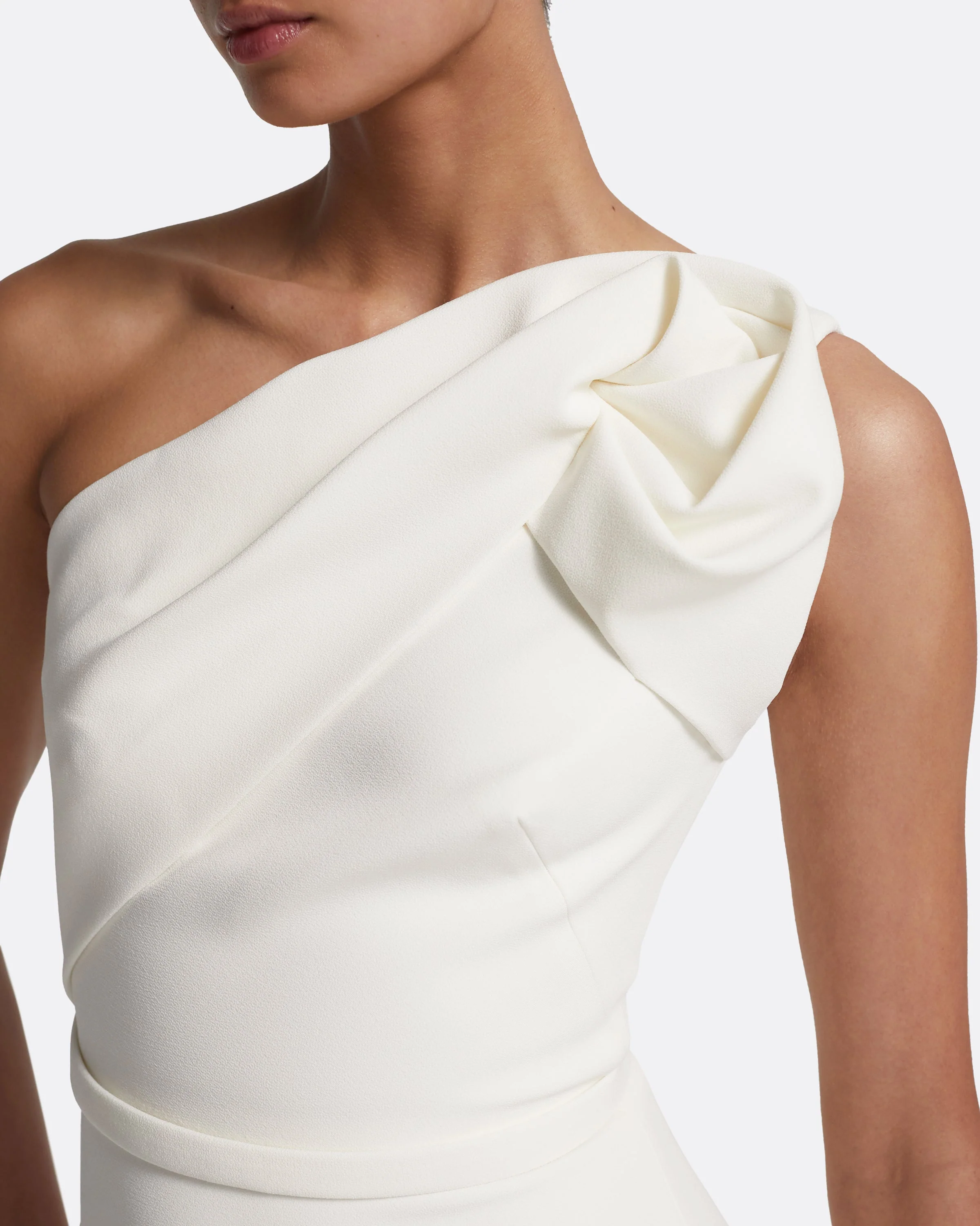 Jaden Short Dress in Ivory - Image 3