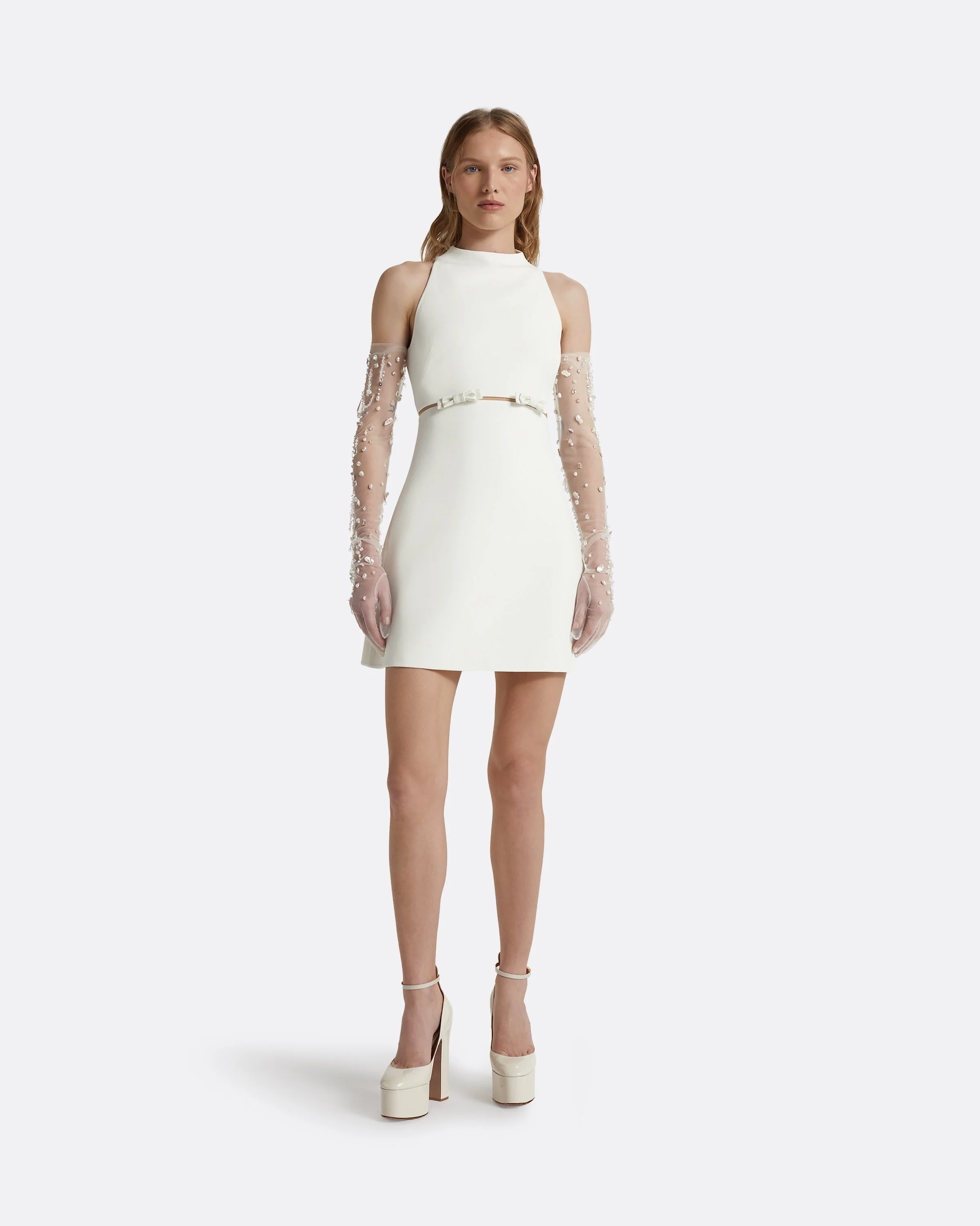 Jalie Ivory Mini Dress - Image 6