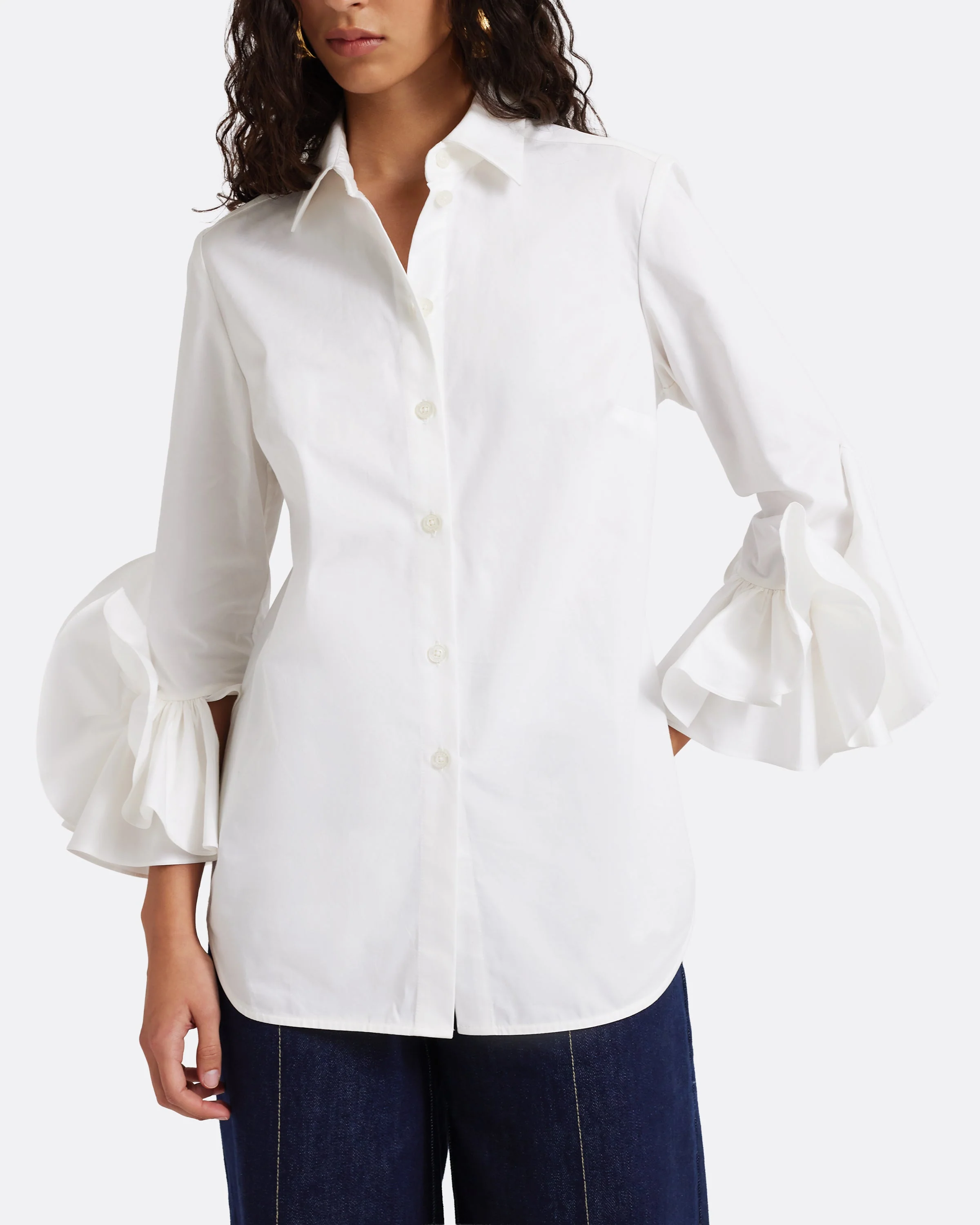 Joanne Shirt in Ivory - Image 10