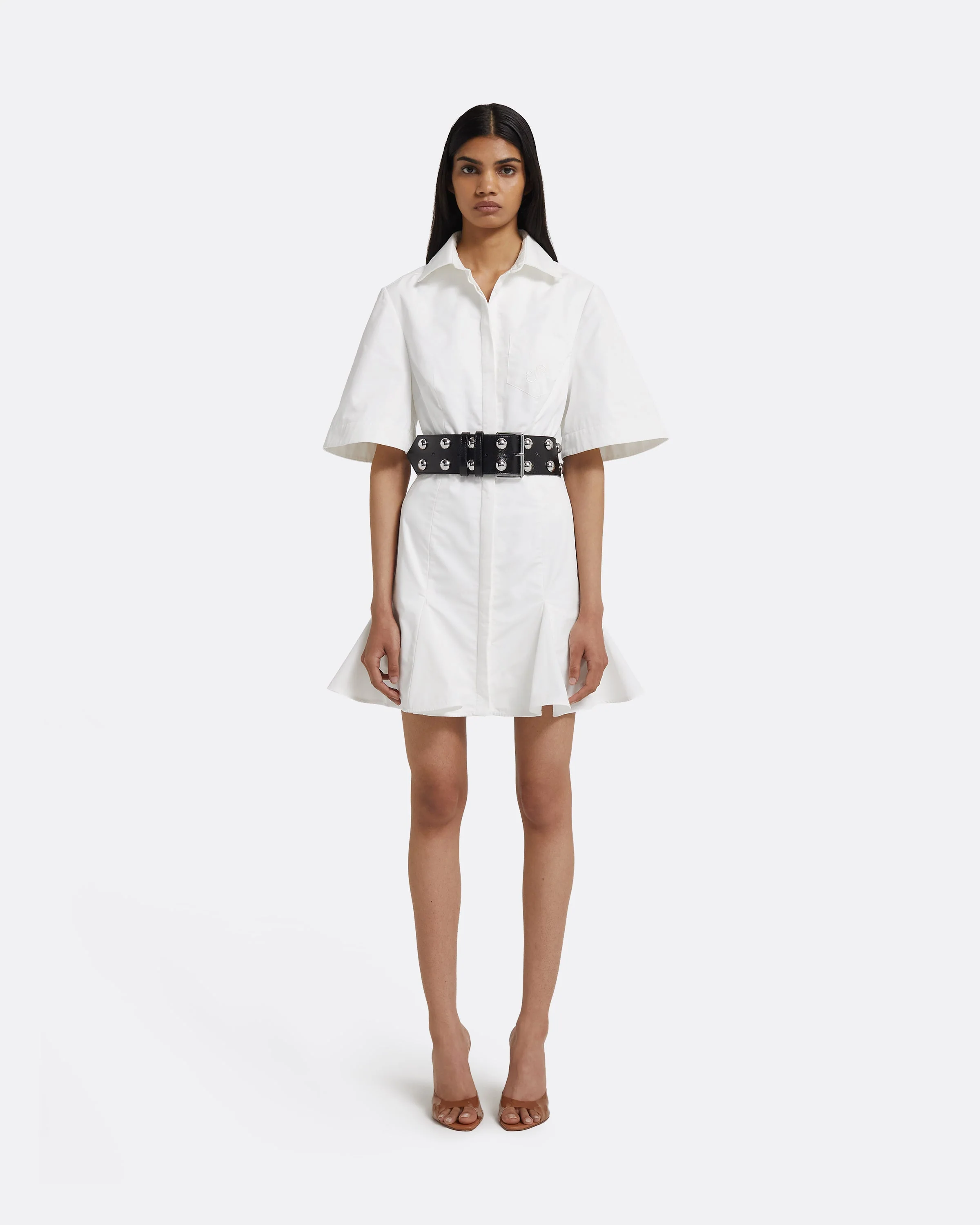Jude Short Dress in Ivory - Image 5