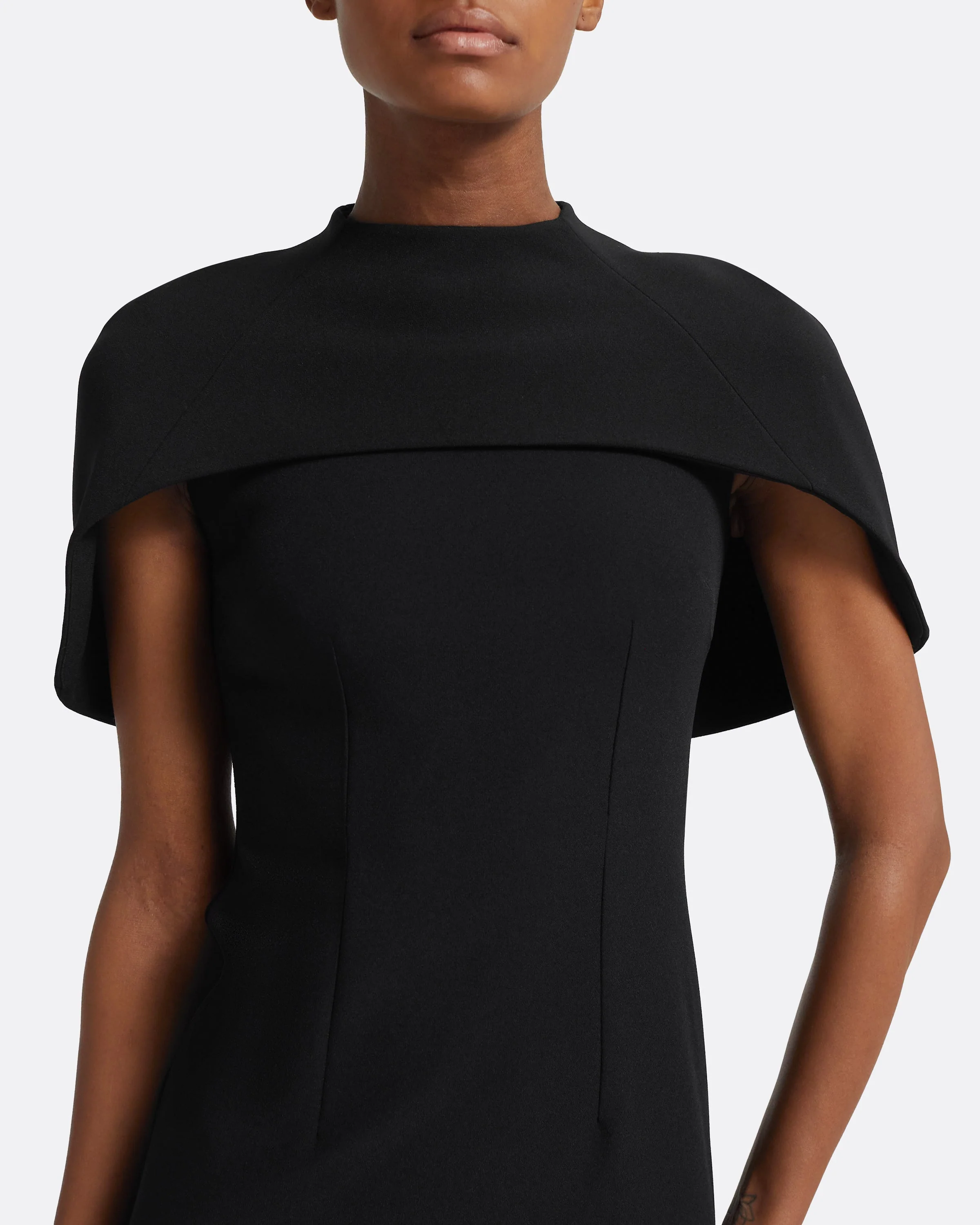 Kalika Black Midi Dress - Image 8