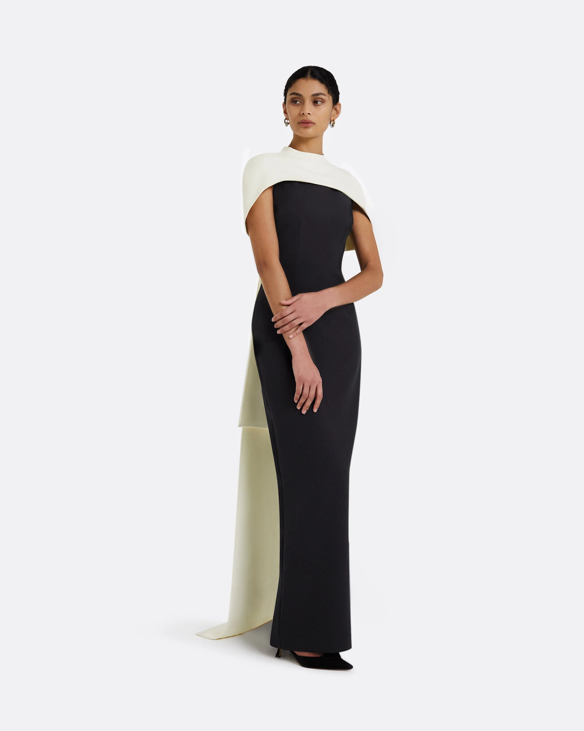 Kalika Monochrome Long Dress - Image 4