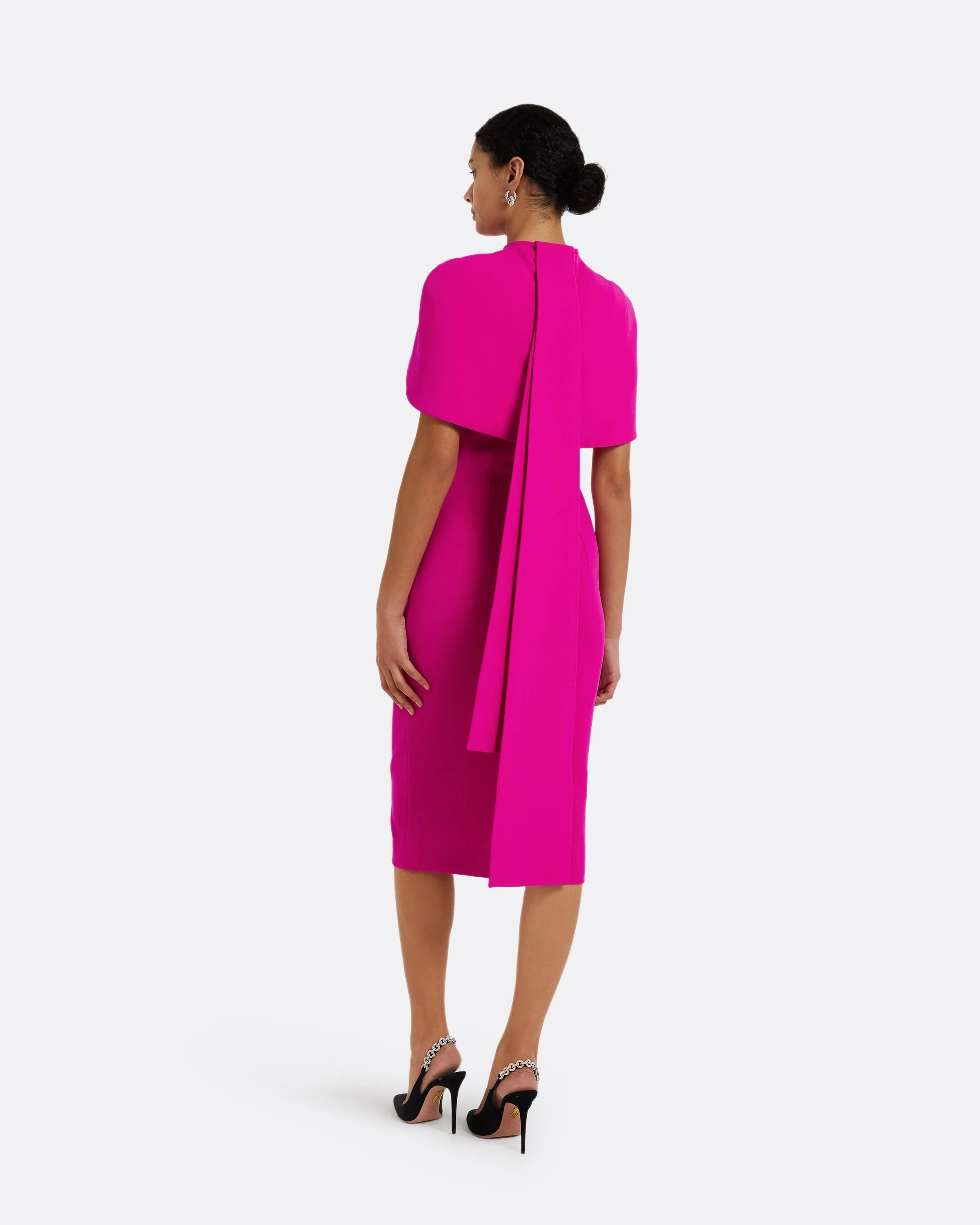 Kalika Wild Strawberry Midi Dress - Image 7