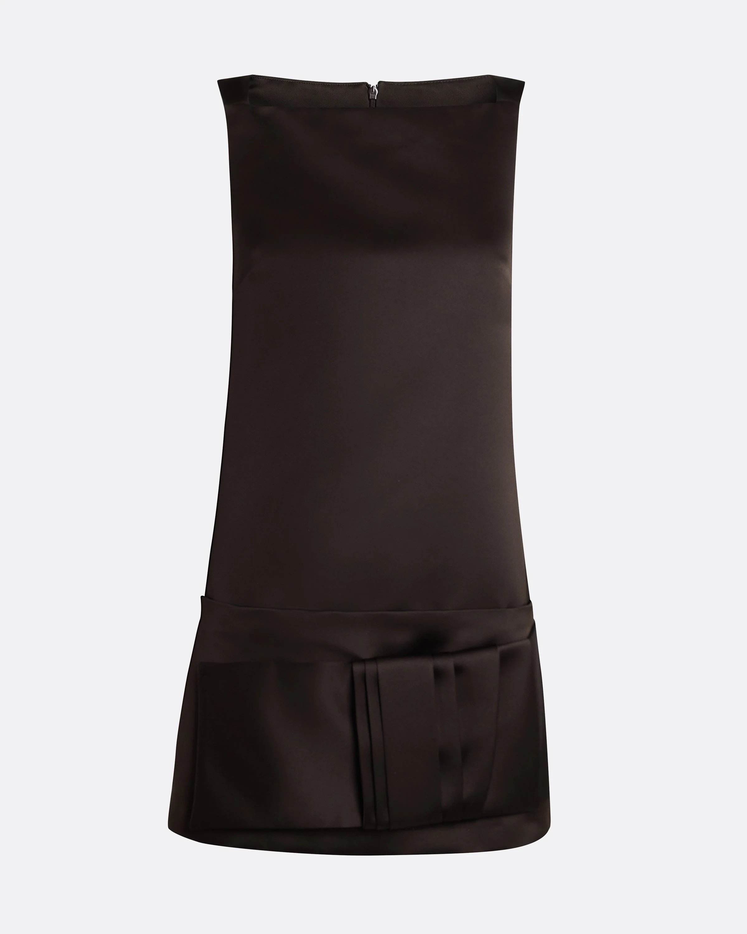 Kimora Short Dress in Peat Brown - Image 10