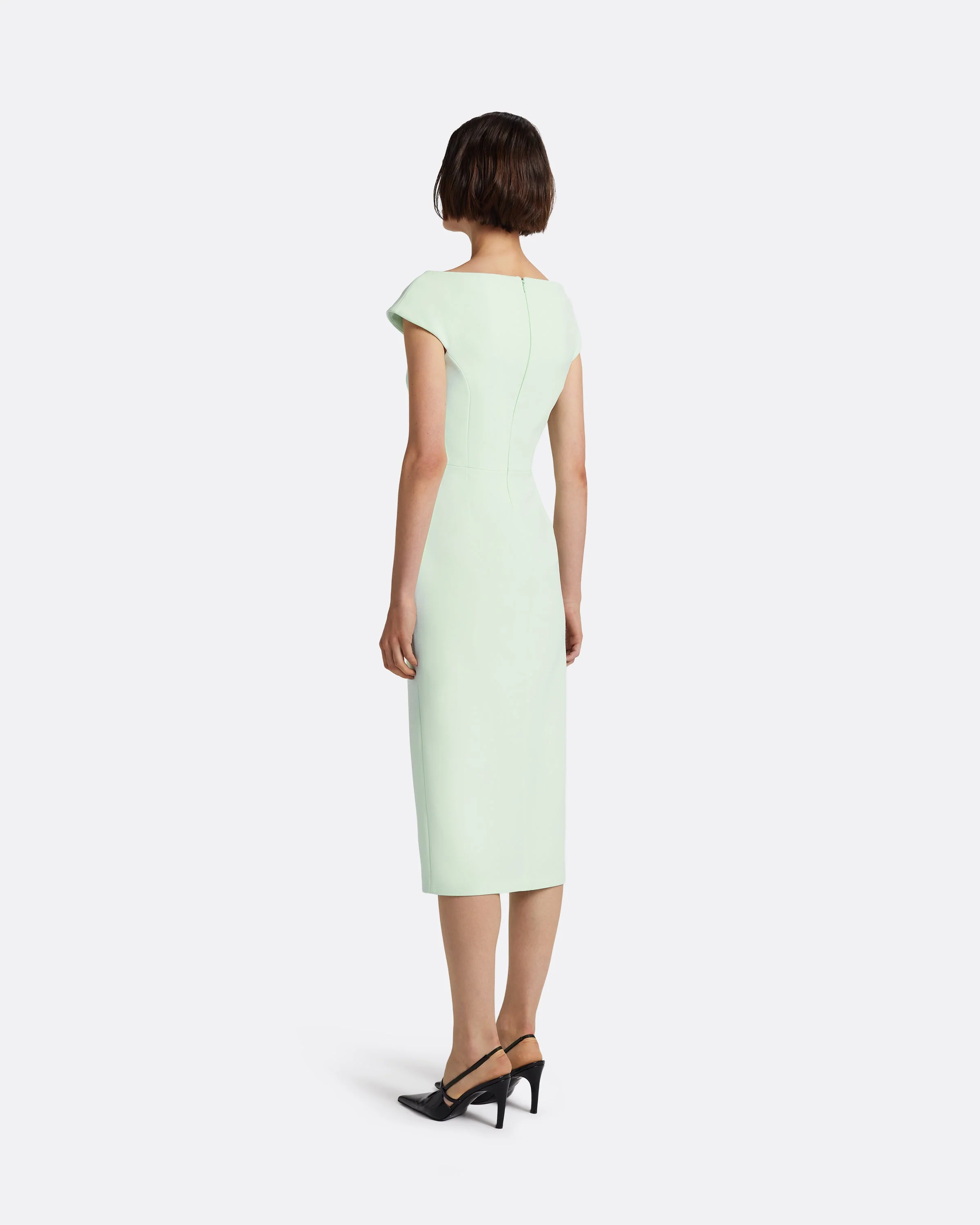 Klea Midi Dress in Sea glass - Image 2