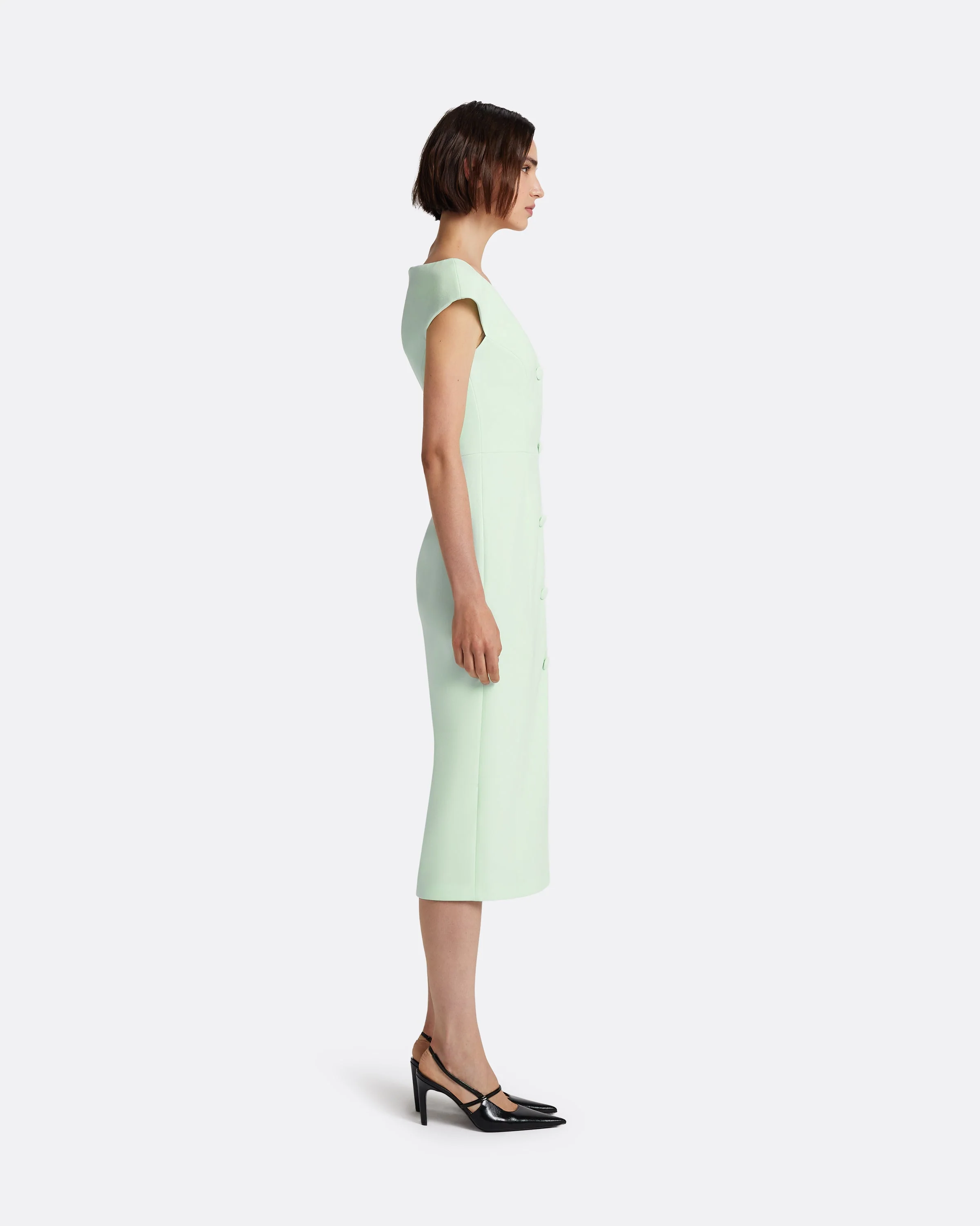 Klea Midi Dress in Sea glass - Image 4