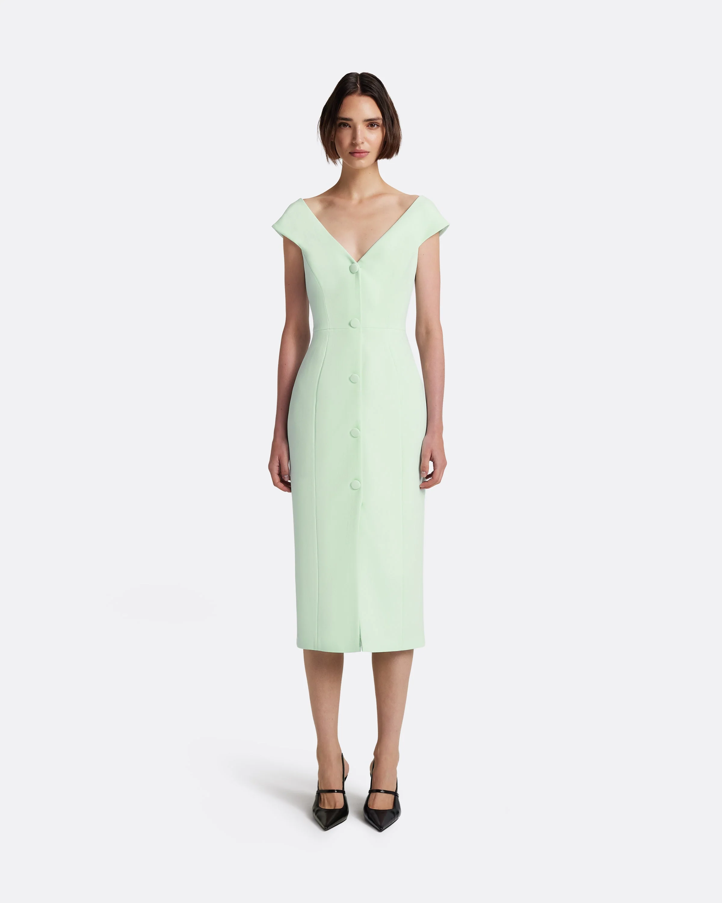 Klea Midi Dress in Sea glass - Image 6