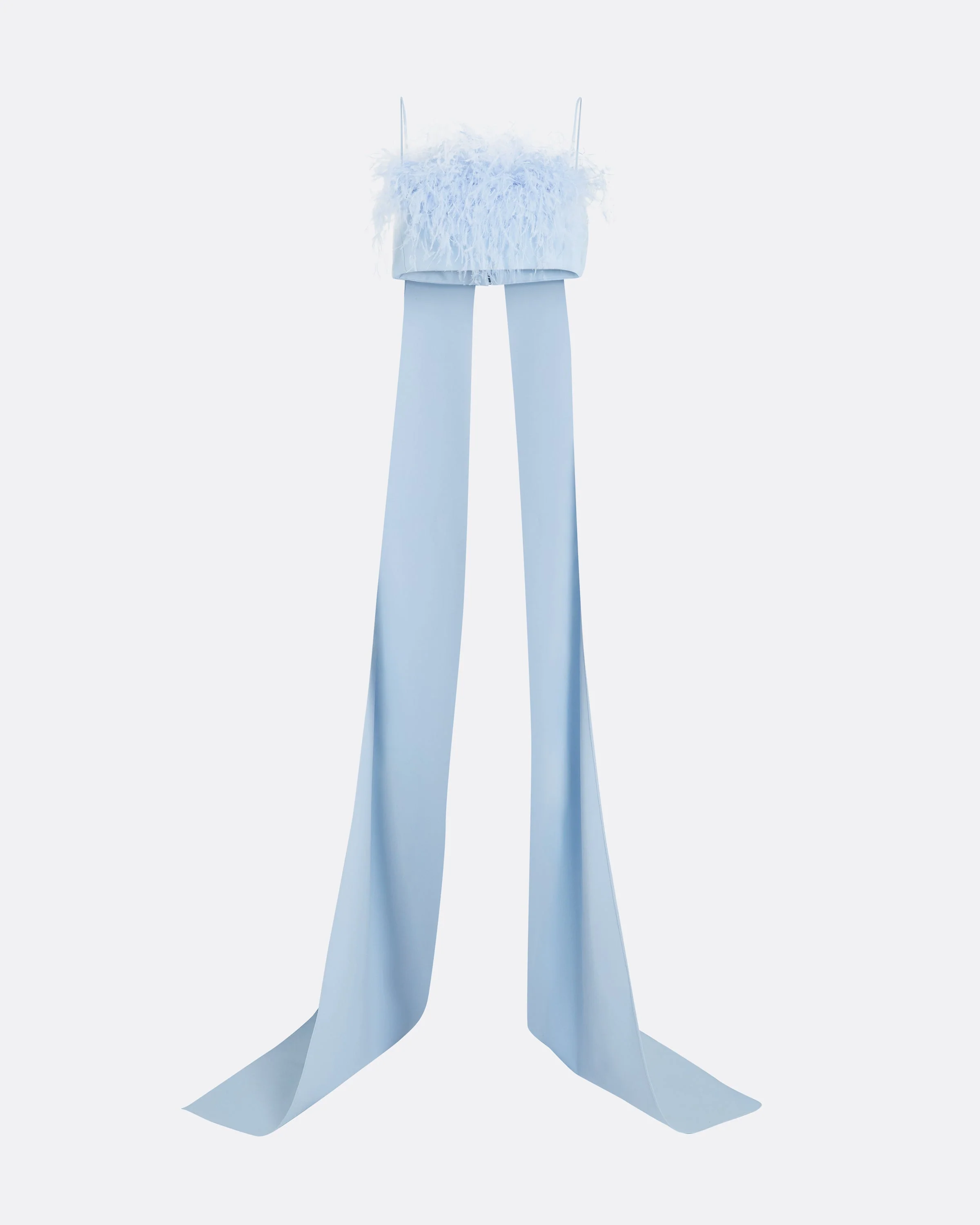 Krista Harness in Soft Sky with Feathers - Image 10