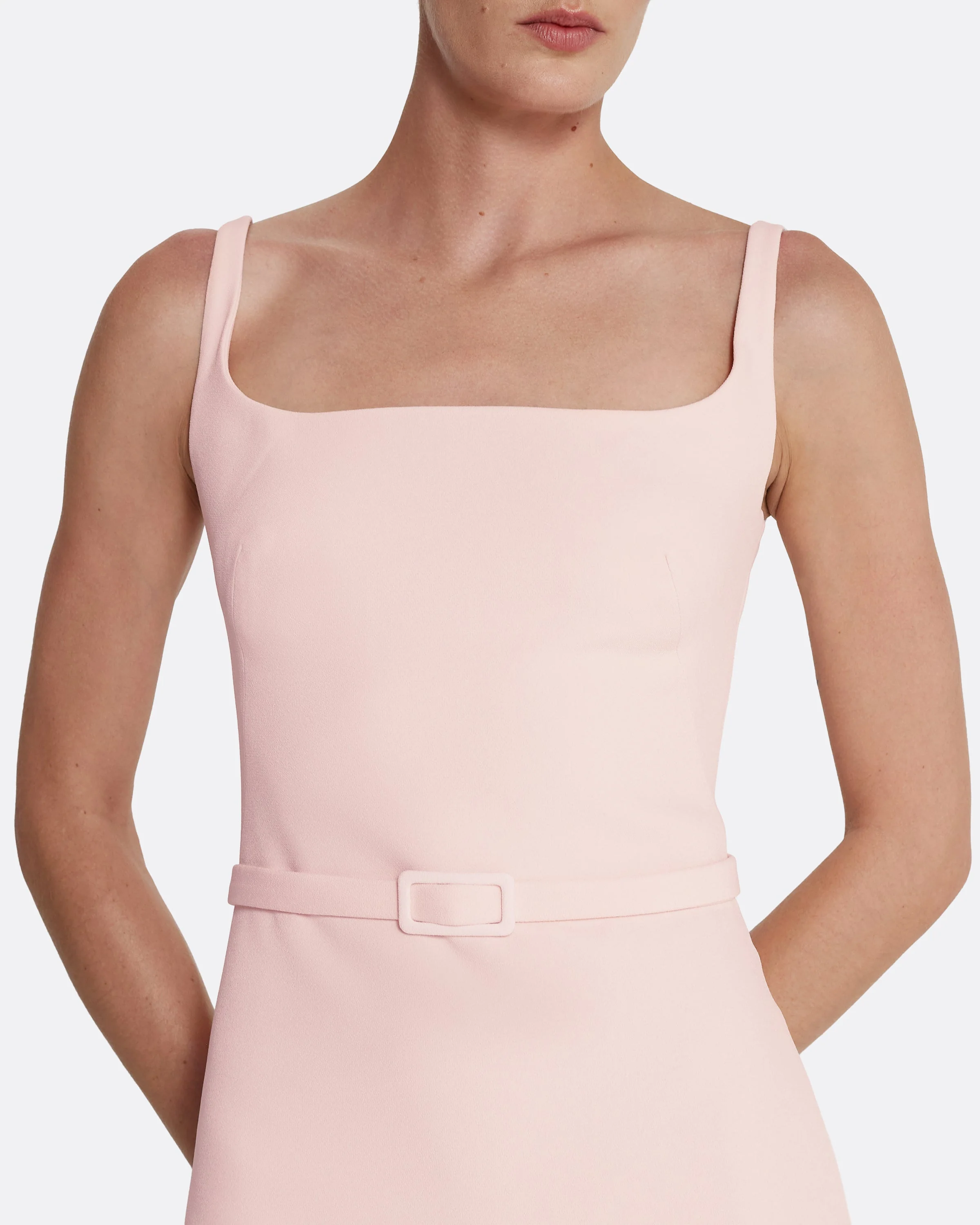 Kristena Long Dress in Pale Pink - Image 3