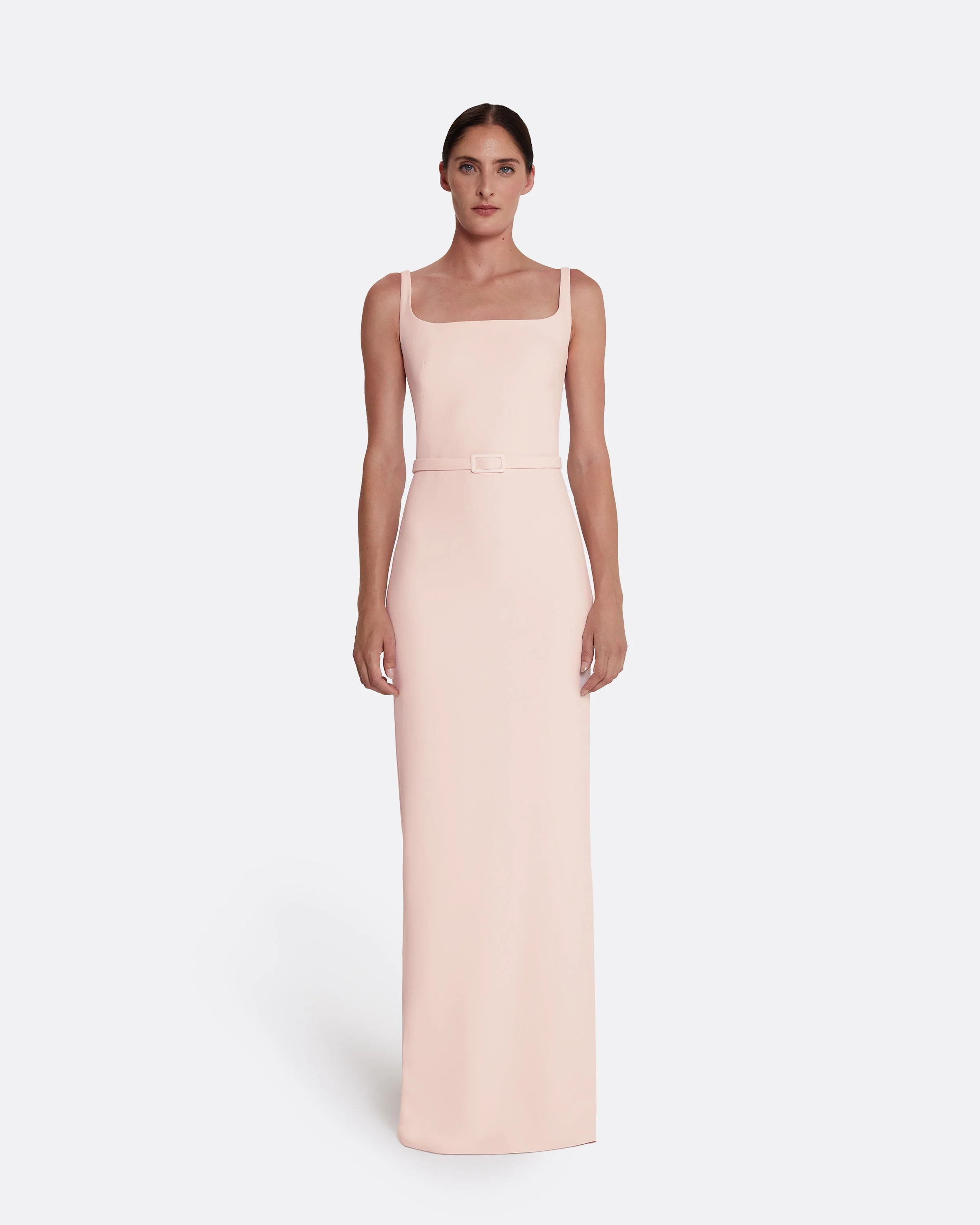 Kristena Long Dress in Pale Pink - Image 6