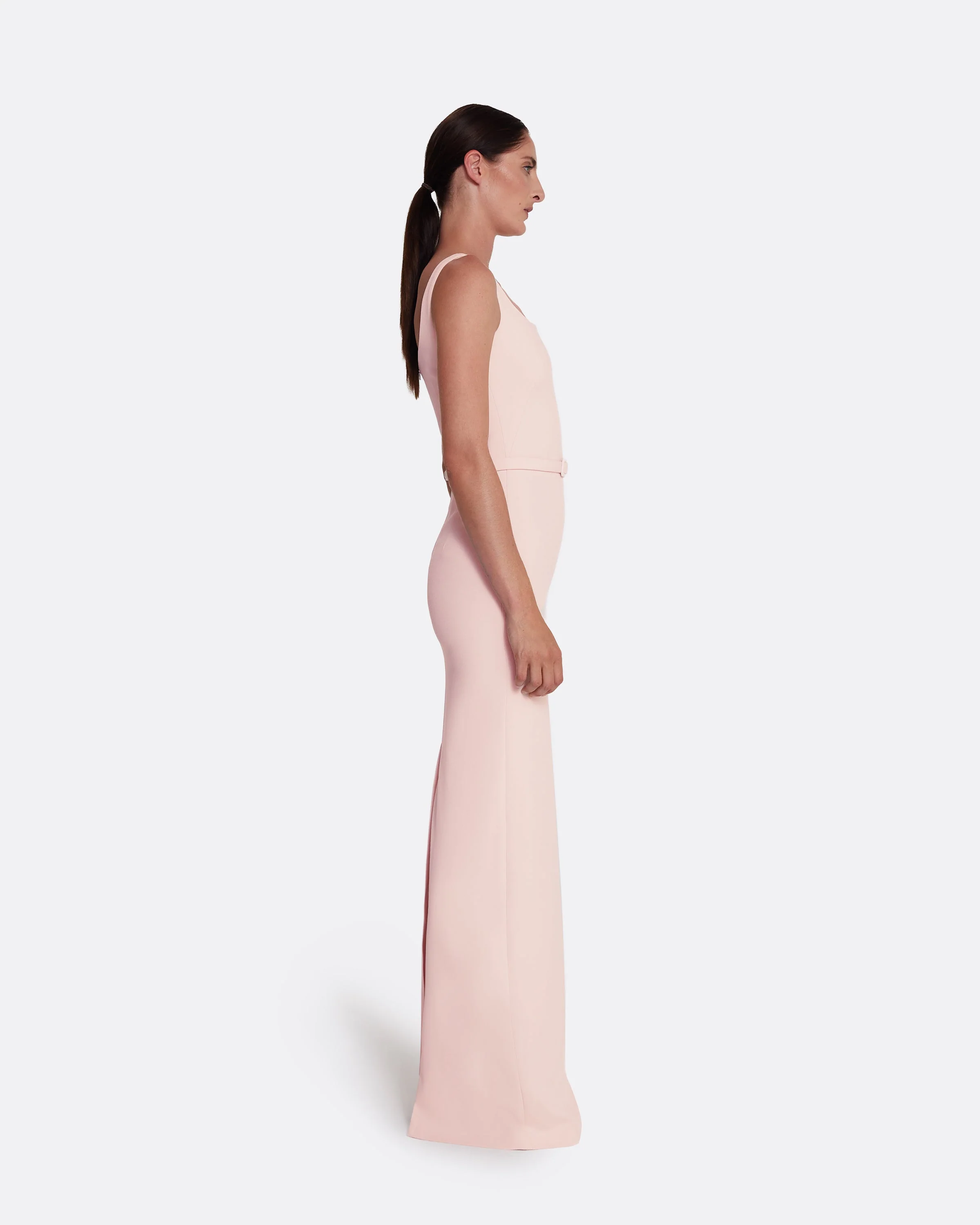 Kristena Long Dress in Pale Pink - Image 9