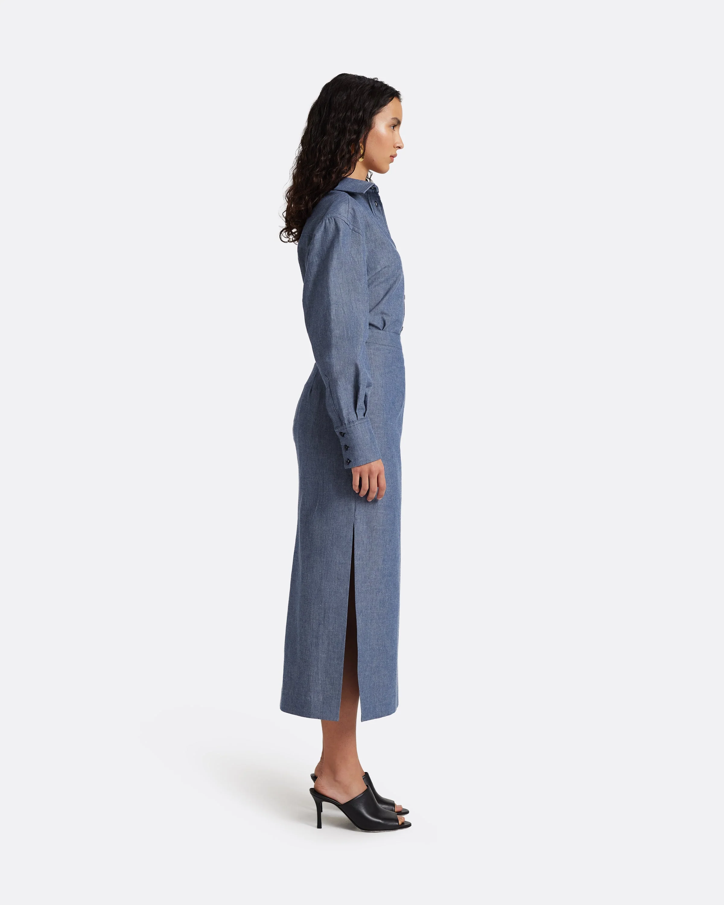 Kyoto Skirt in Blue Blend - Image 4