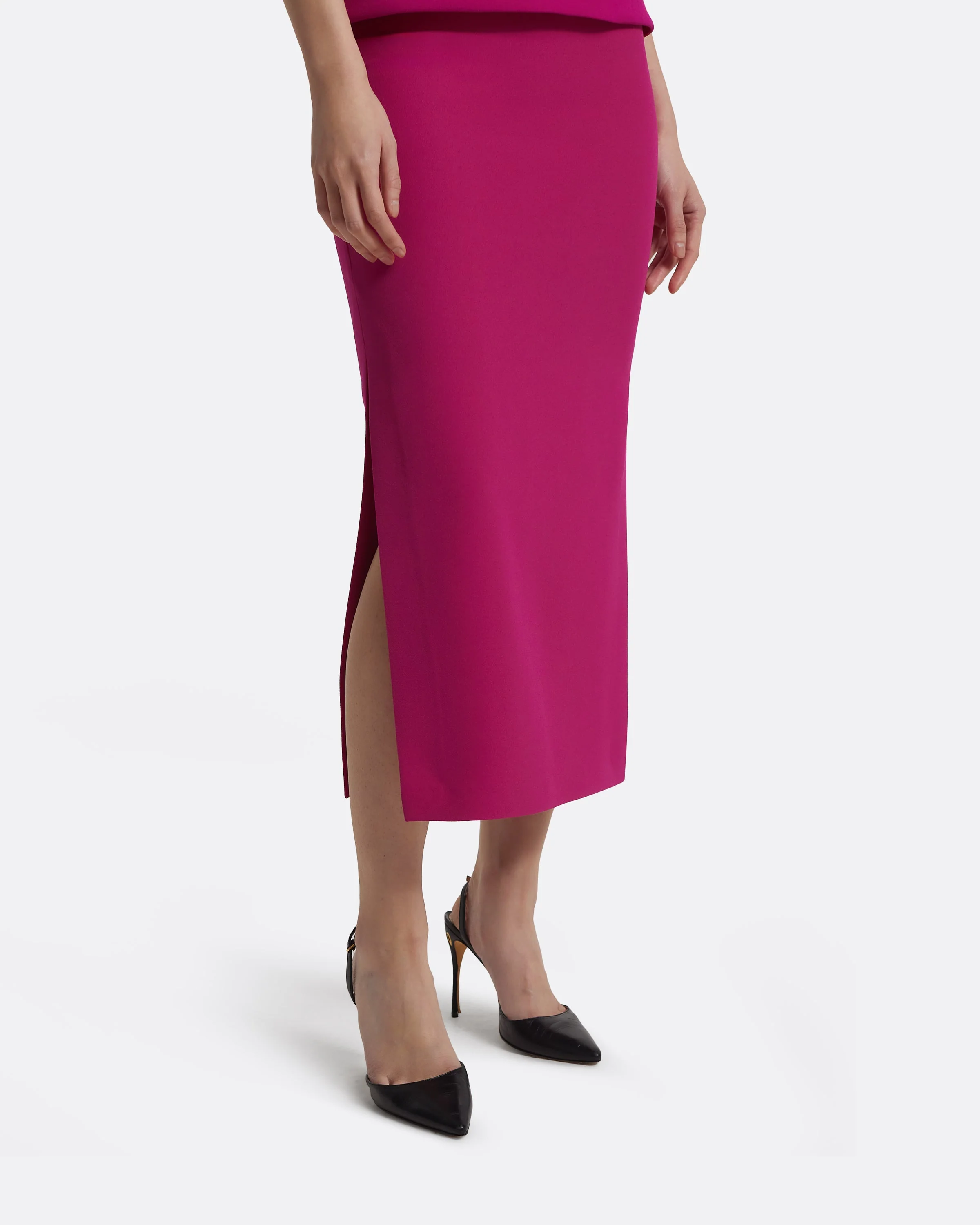 Kyoto Skirt In Fuchsia - Image 3